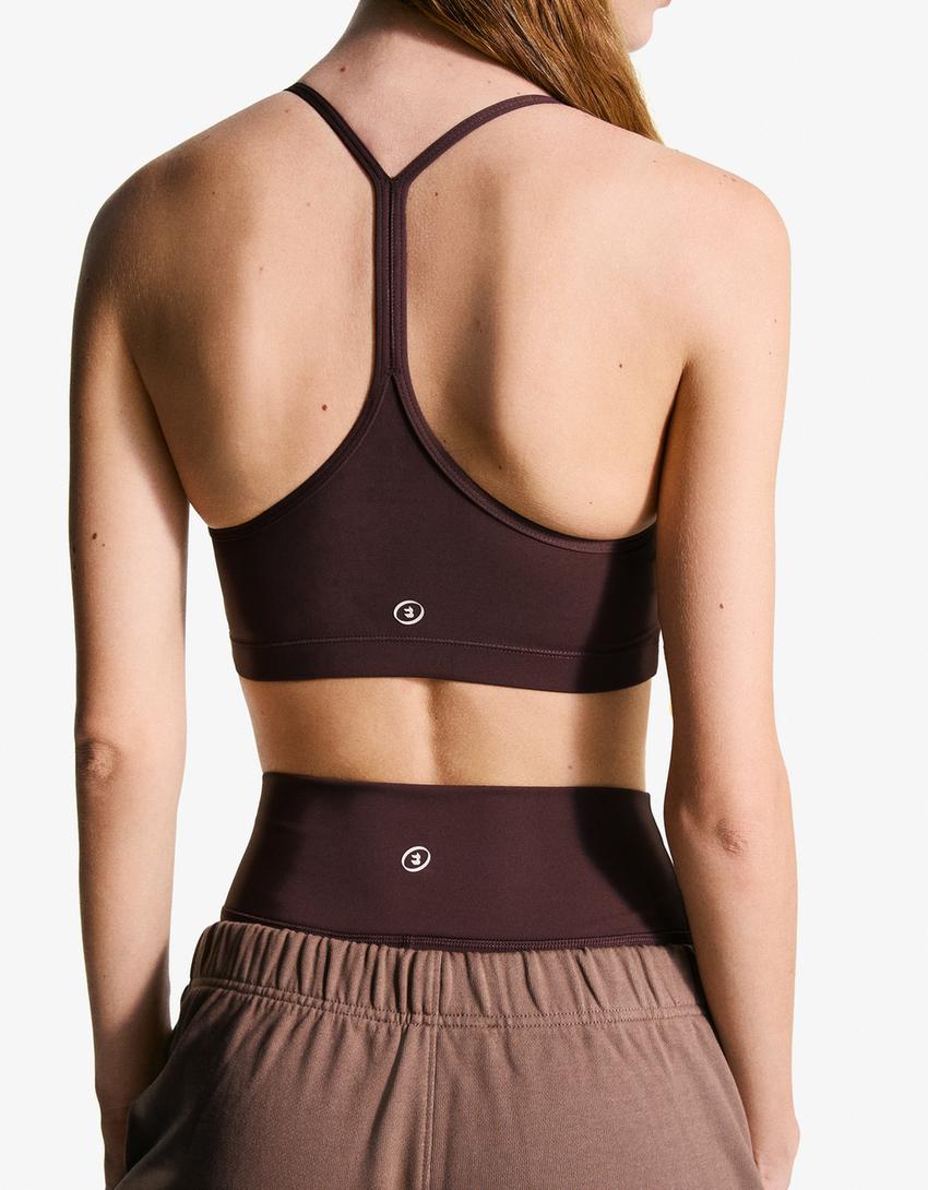 Top tirantes quick dry & breathable-Marrón-1
