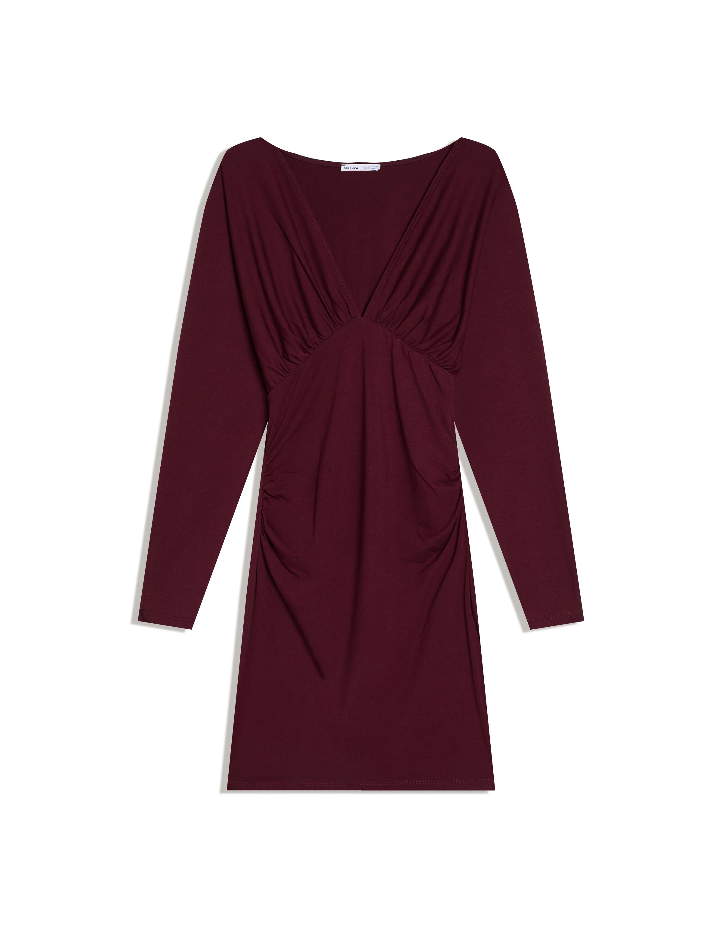 Büzgülü mini elbise - Görsel 60