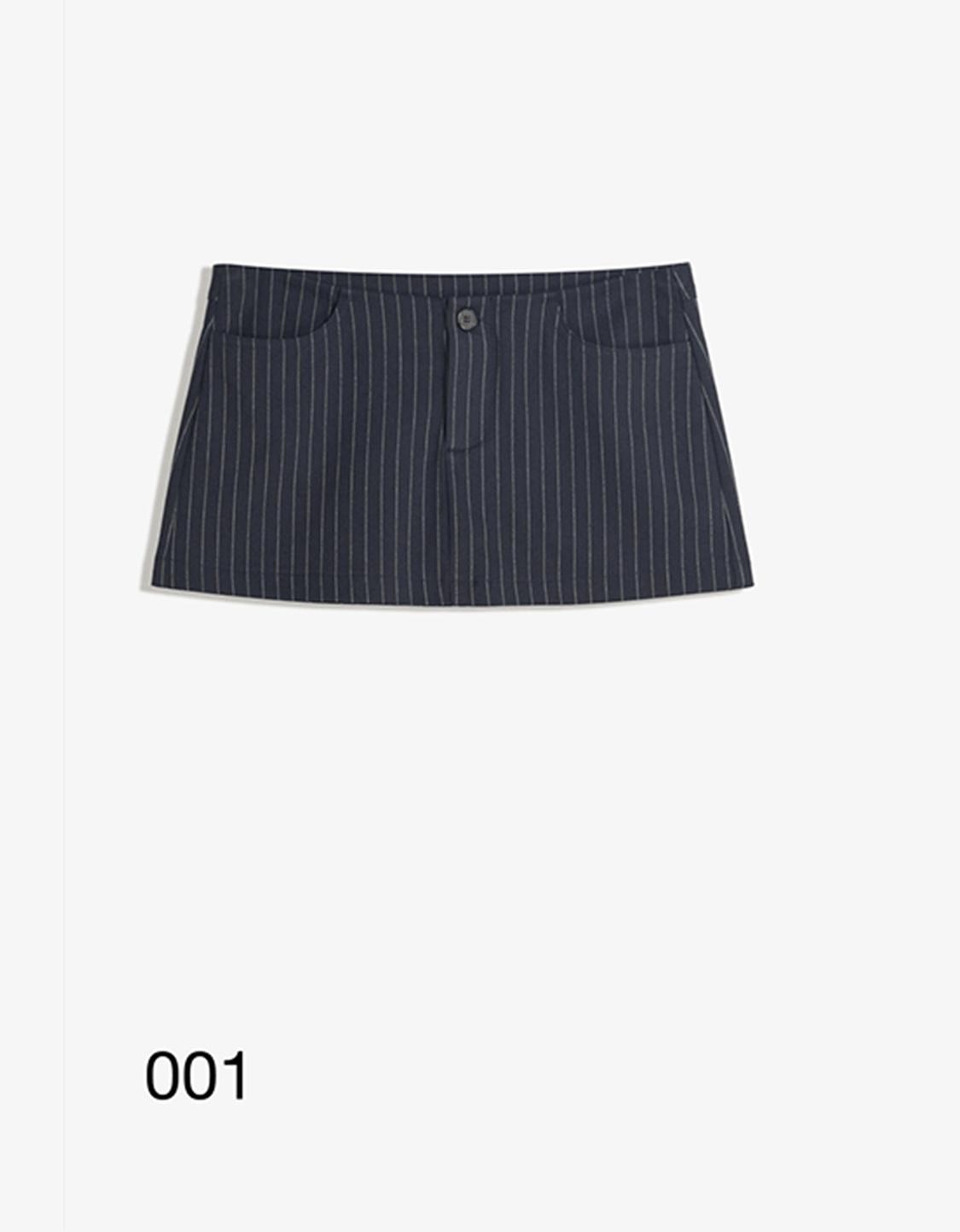 Tailored mini skirt