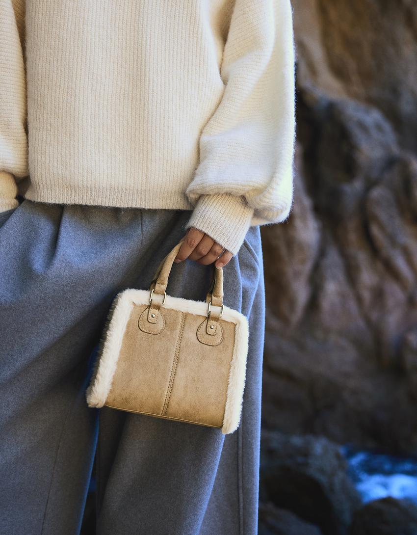 Double-faced bag-Camel