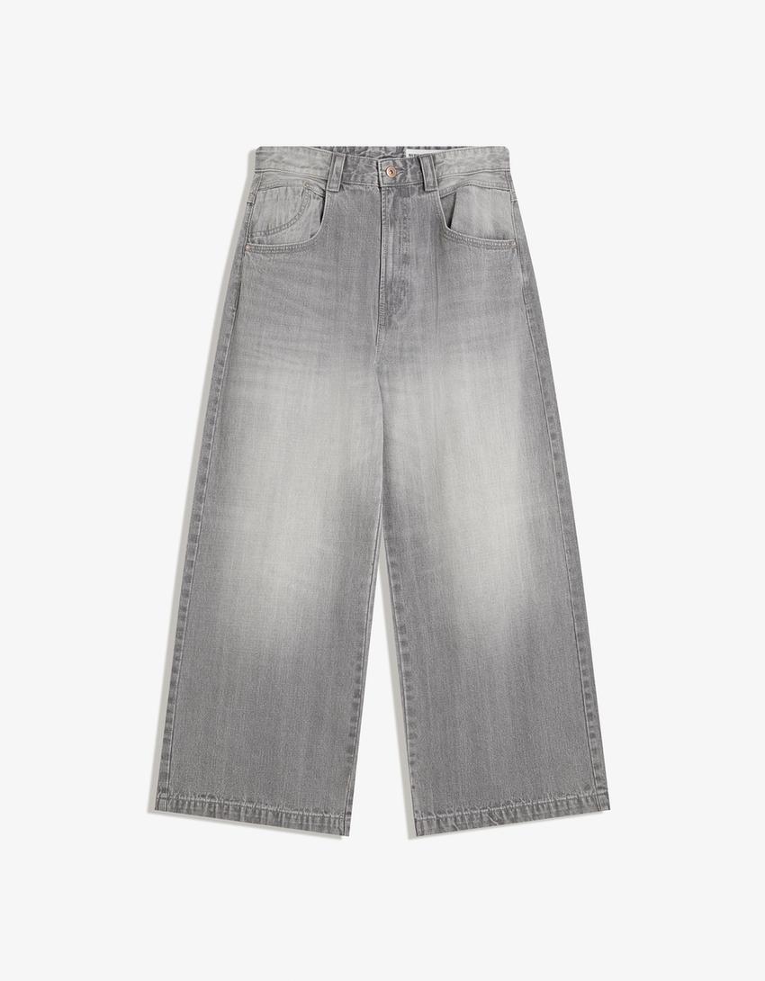 Mega baggy jeans-Dark grey-3