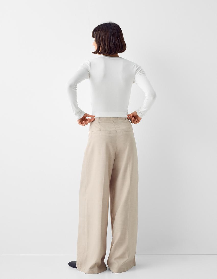 T-shirt manga comprida-Gelo-1