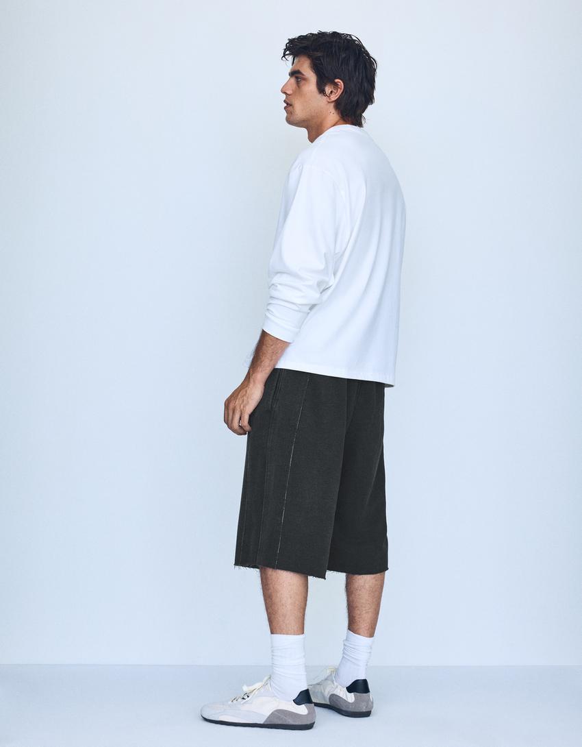 Baggy jorts-Grey