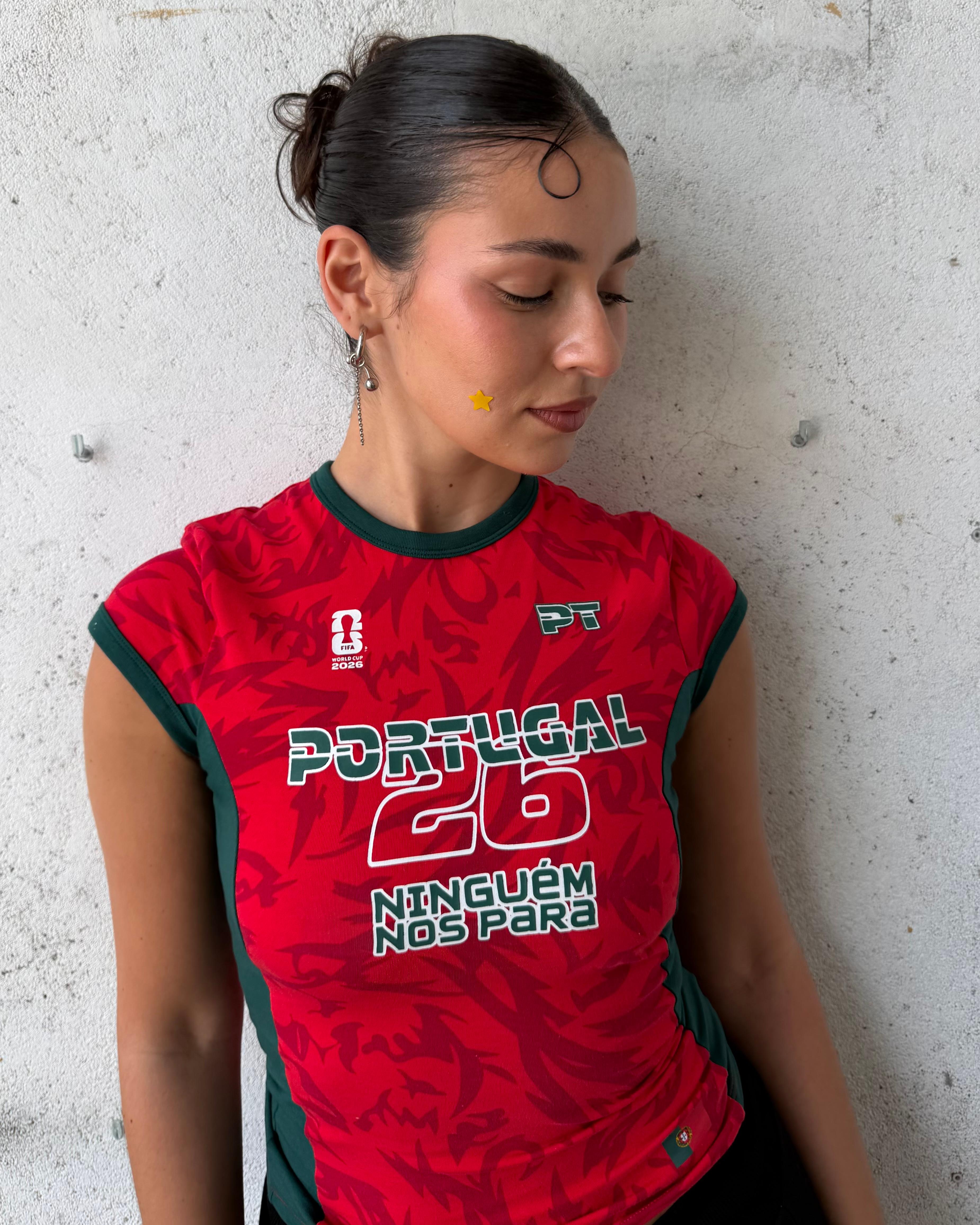 Portugal FIFA WORLD CUP™ round neck T-shirt — Red