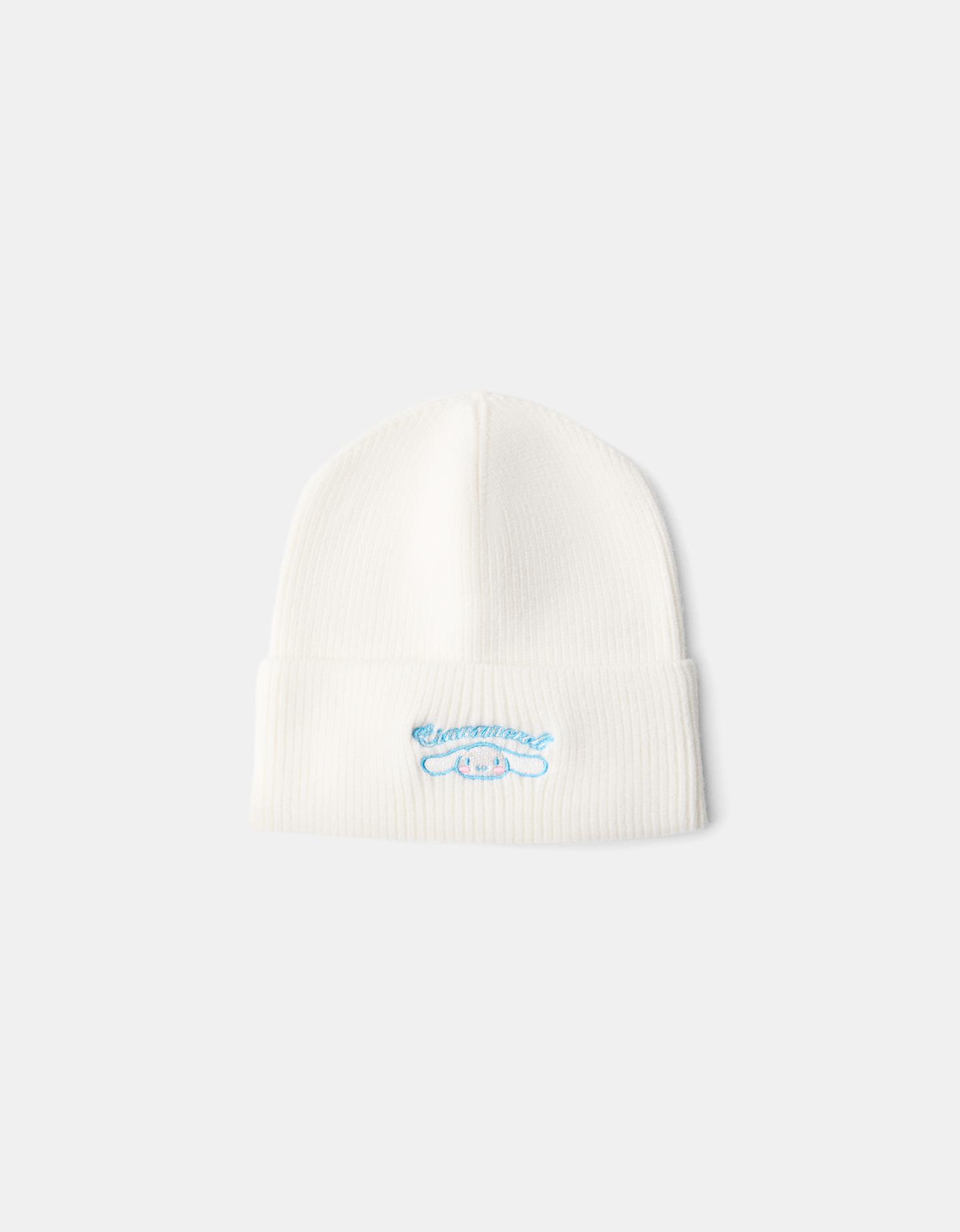 Bershka Gorro Cinnamoroll Mujer Blanco