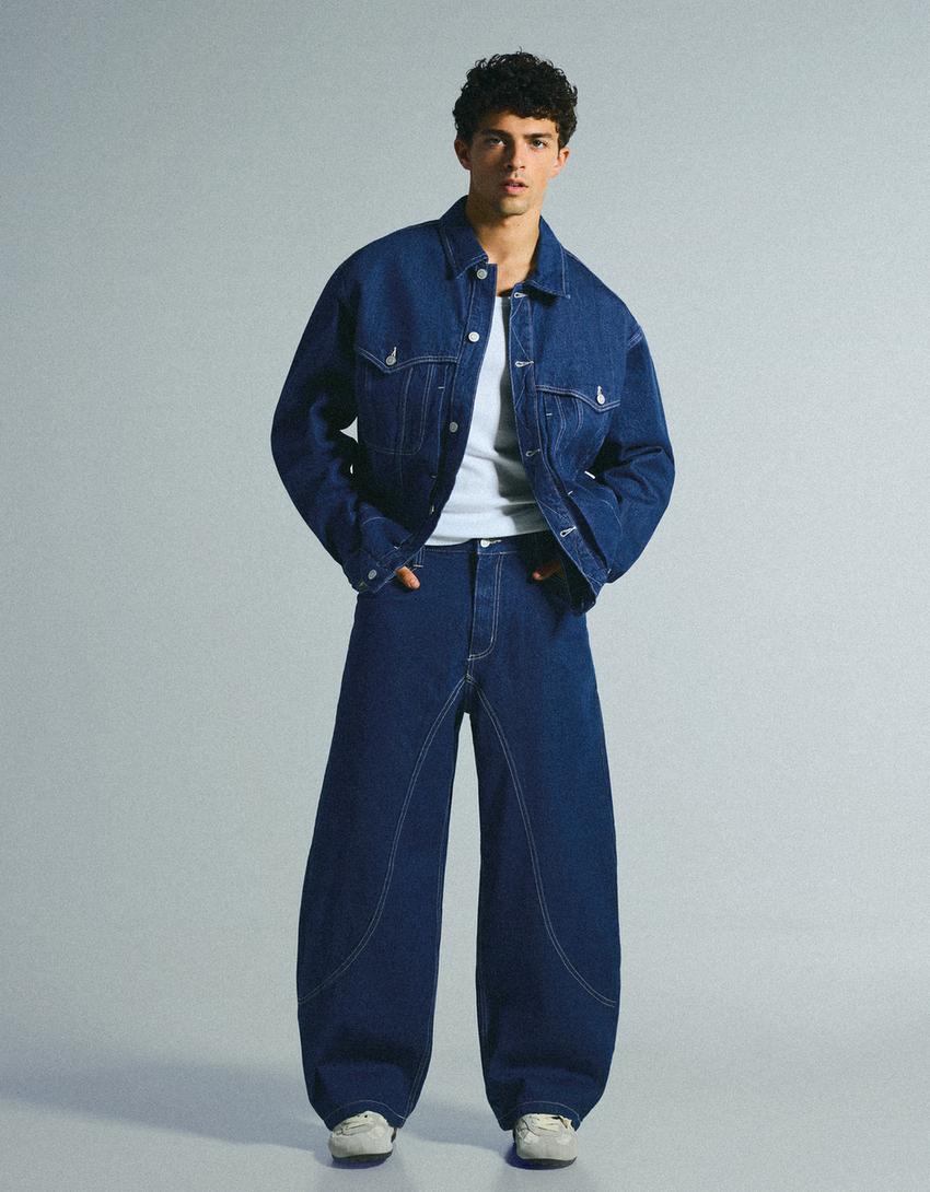 Denim jacket-Navy
