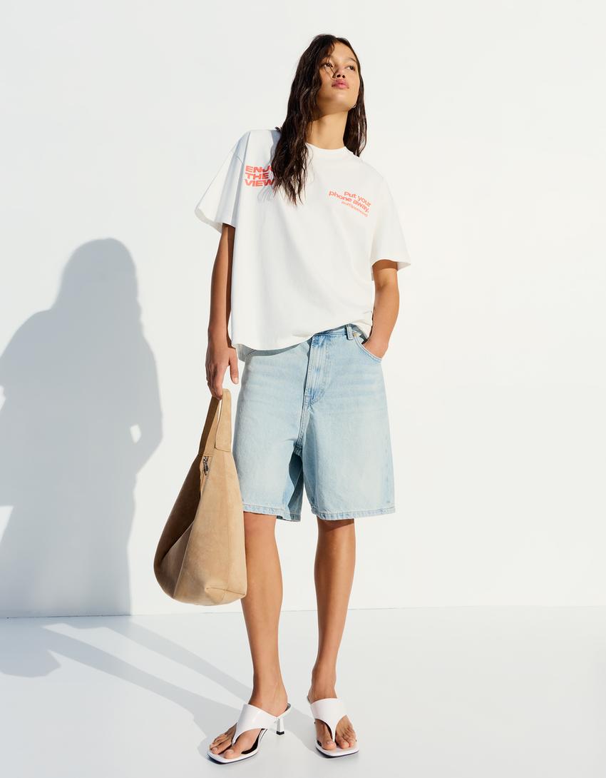 Short sleeve T-shirt-Off white