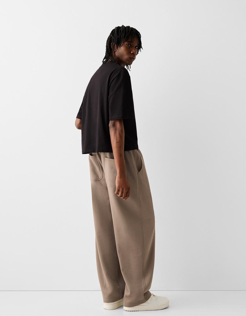 Skater trousers-Camel-2