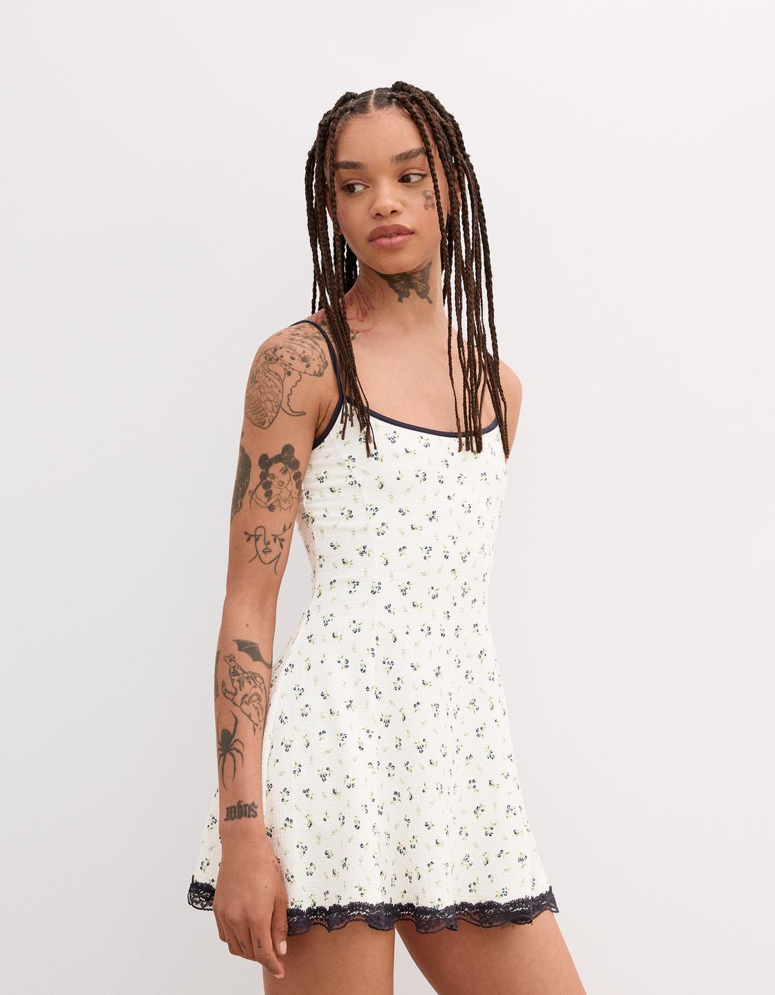 Strappy short jumpsuit