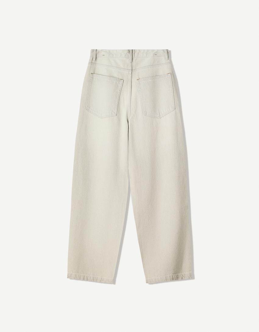 Jeans super baggy-Gris