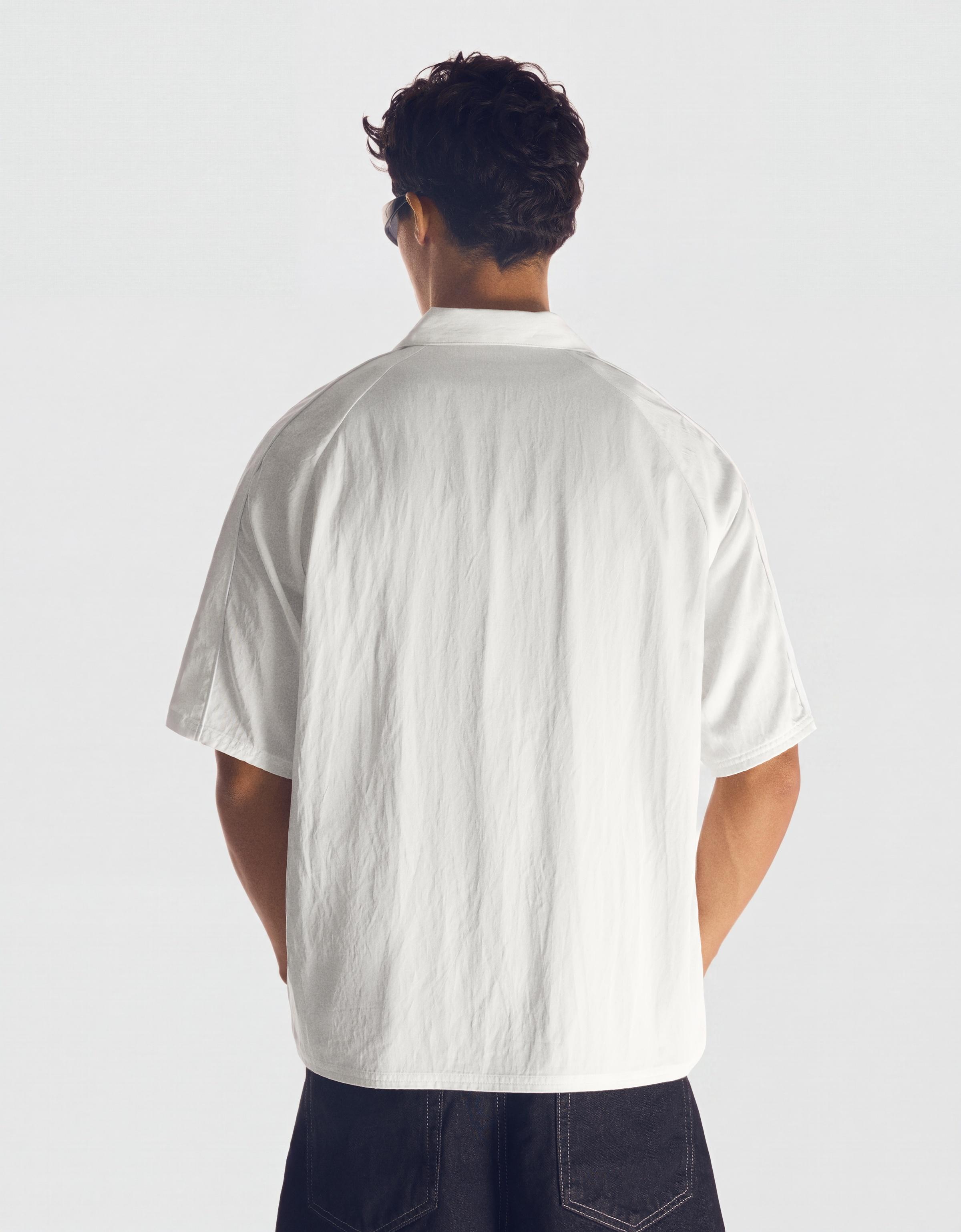 Short sleeve racing shirt — White