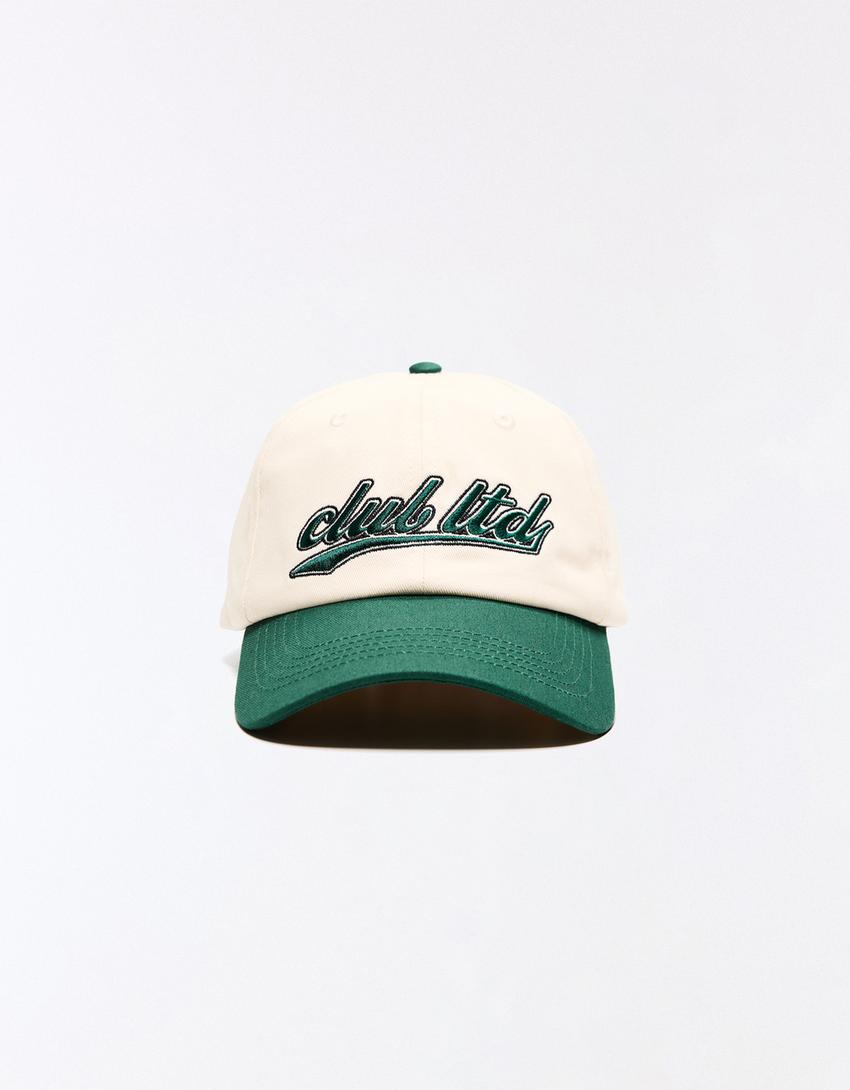 Gorra bordado-Crudo