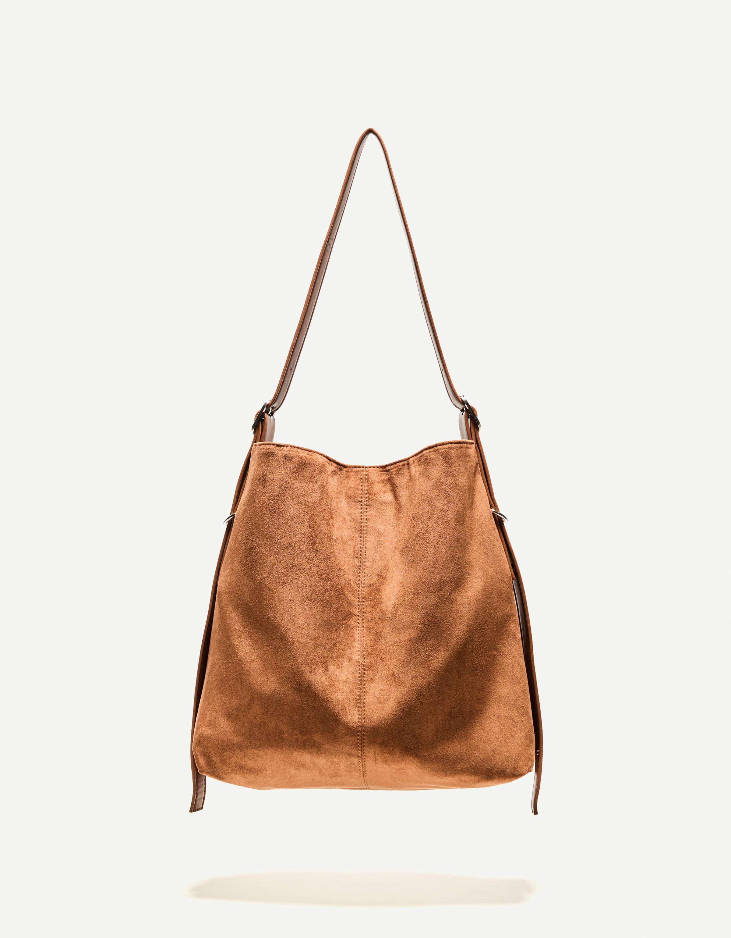 Faux suede bag - Women | Bershka