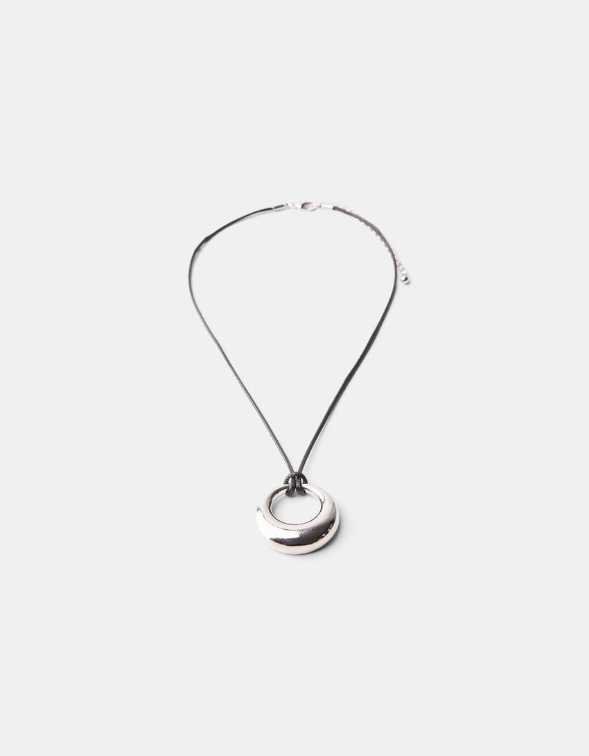 Sphere necklace-Silver-4