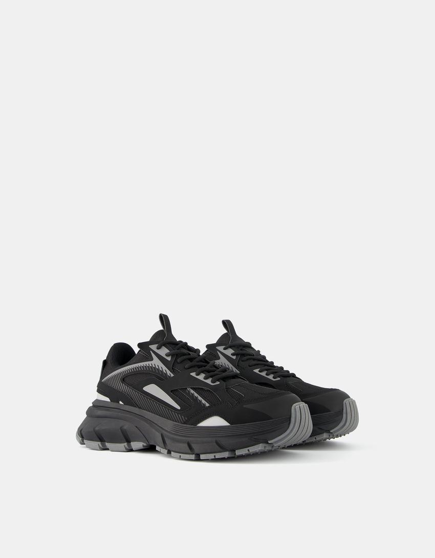 Men’s multi-piece trainers-BLACK-0
