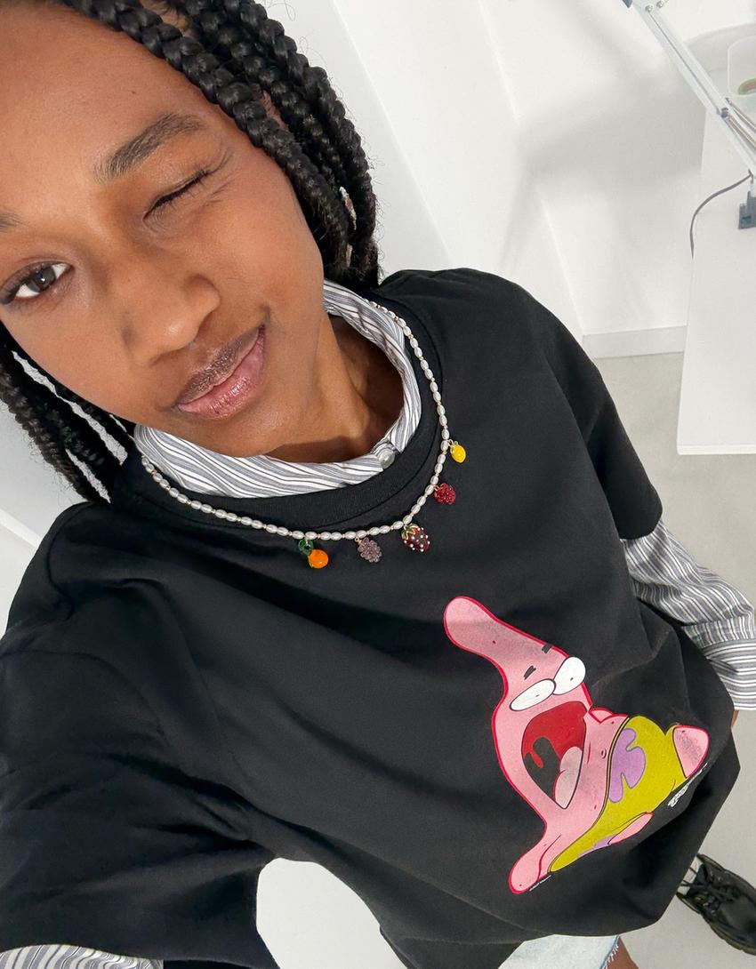 SpongeBob T-shirt met korte mouw-Zwart-2