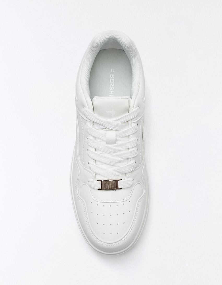 Sneaker basic-Bianco