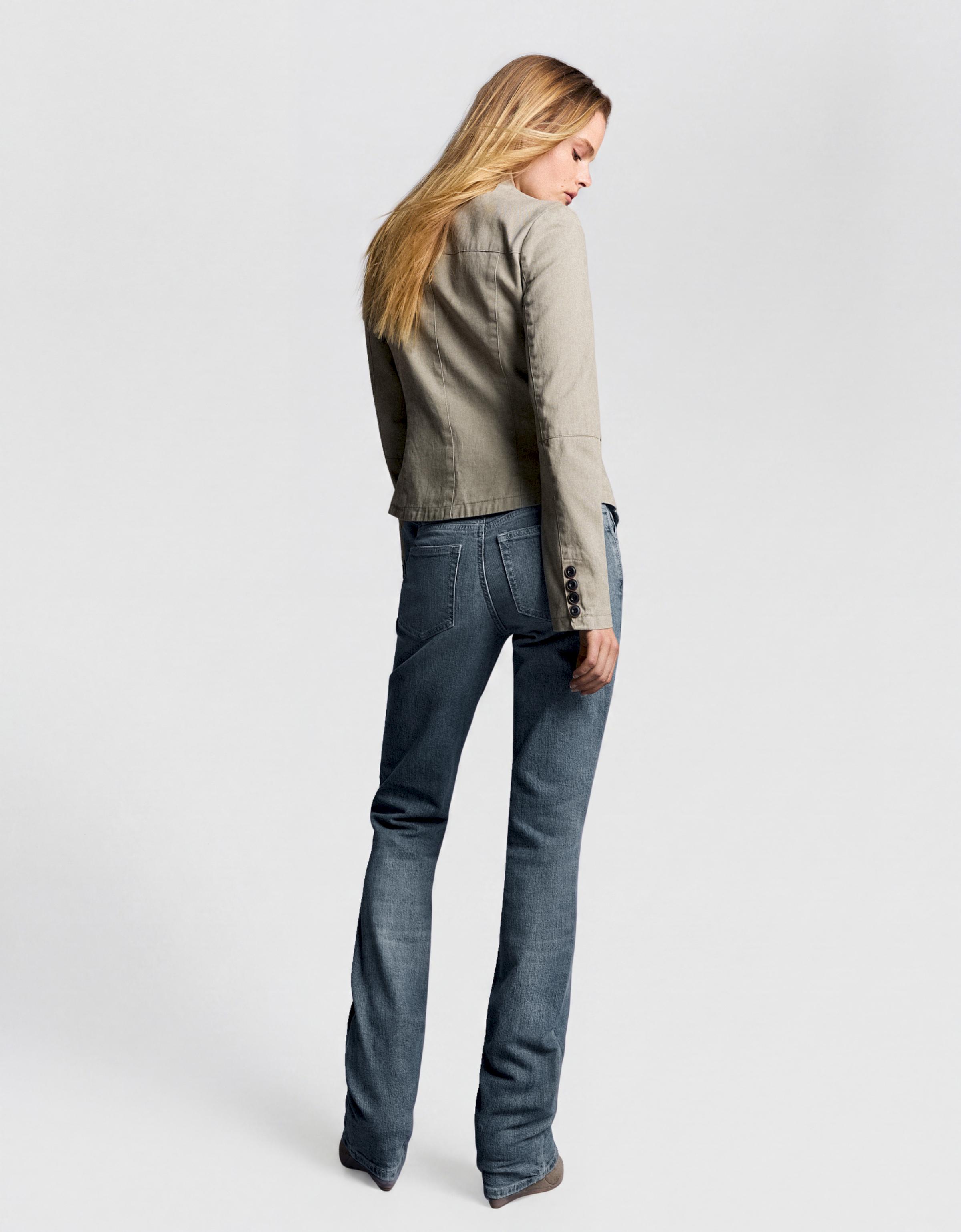 Low-rise slim fit jeans — Light blue