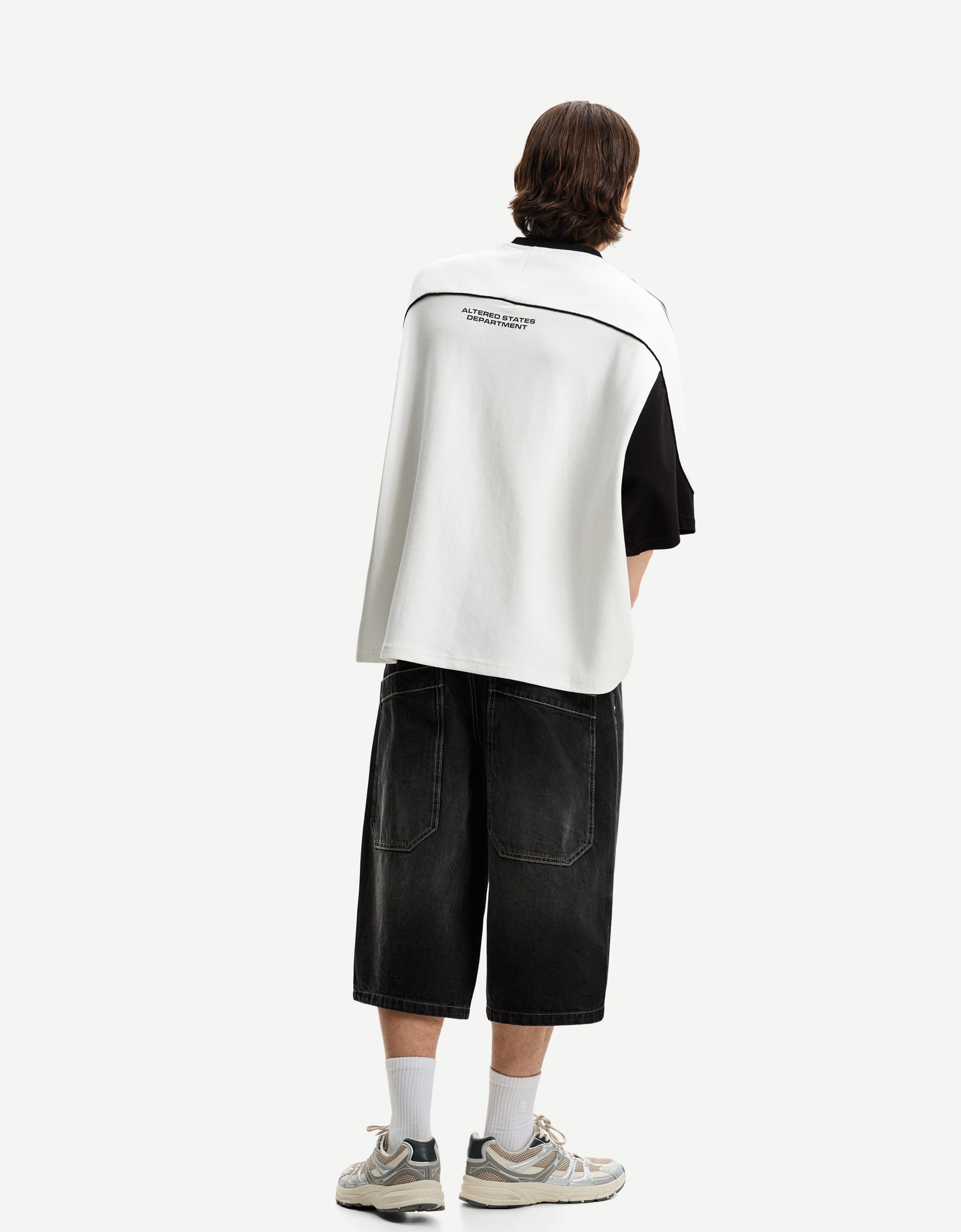 Short sleeve sport print T-shirt - T-shirts - Men | Bershka