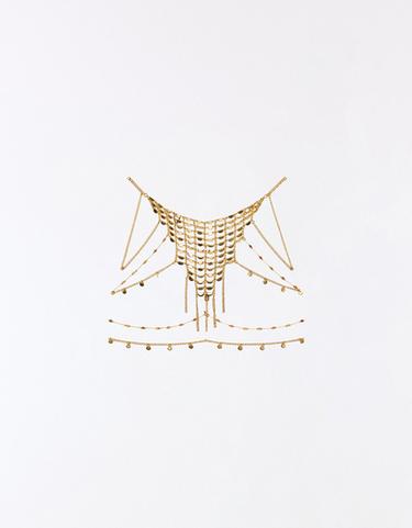 Body chain MARINA SENA — Gold 4
