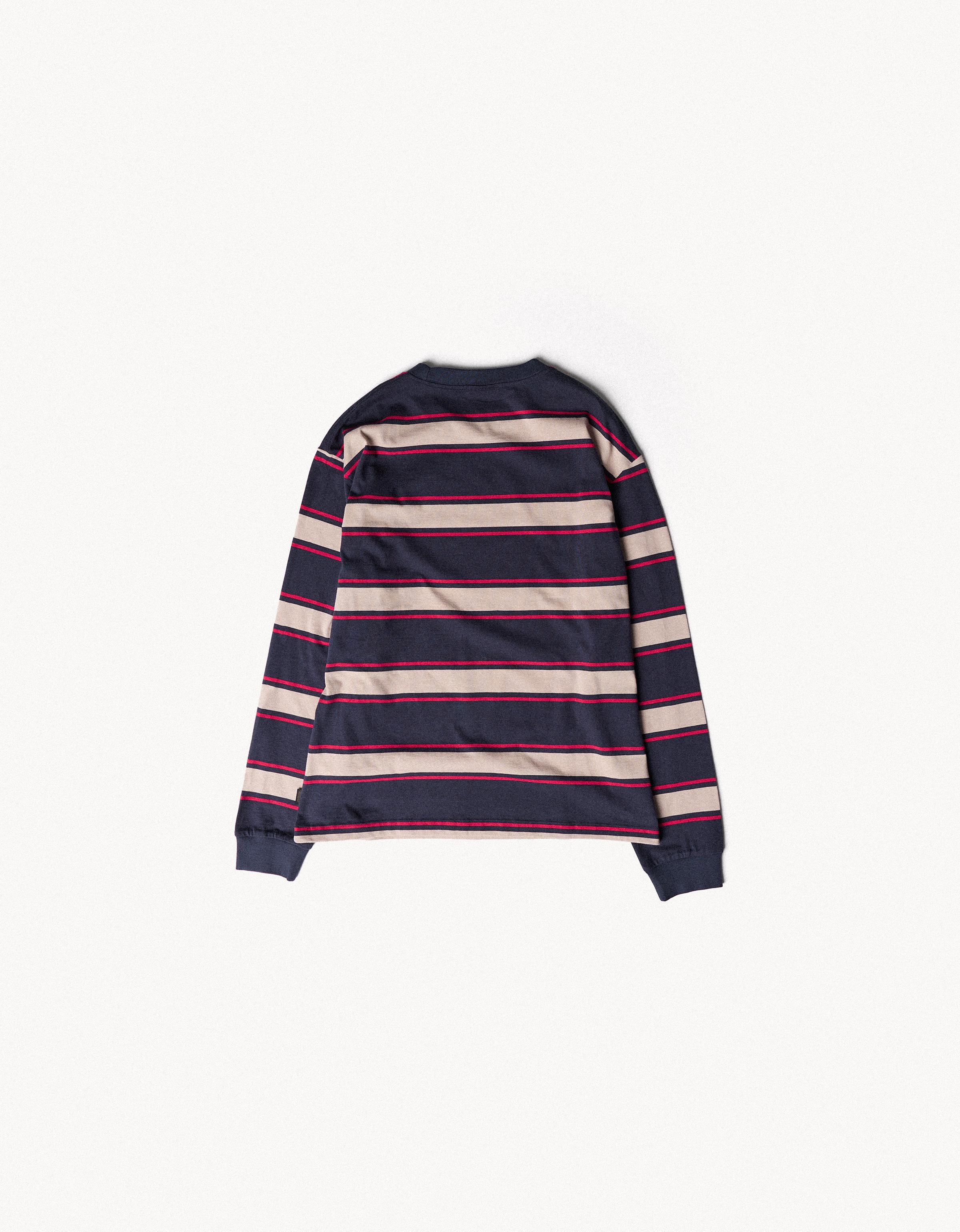 Bershka ARIES X BERSHKA çizgili uzun kollu tişört görsel 7