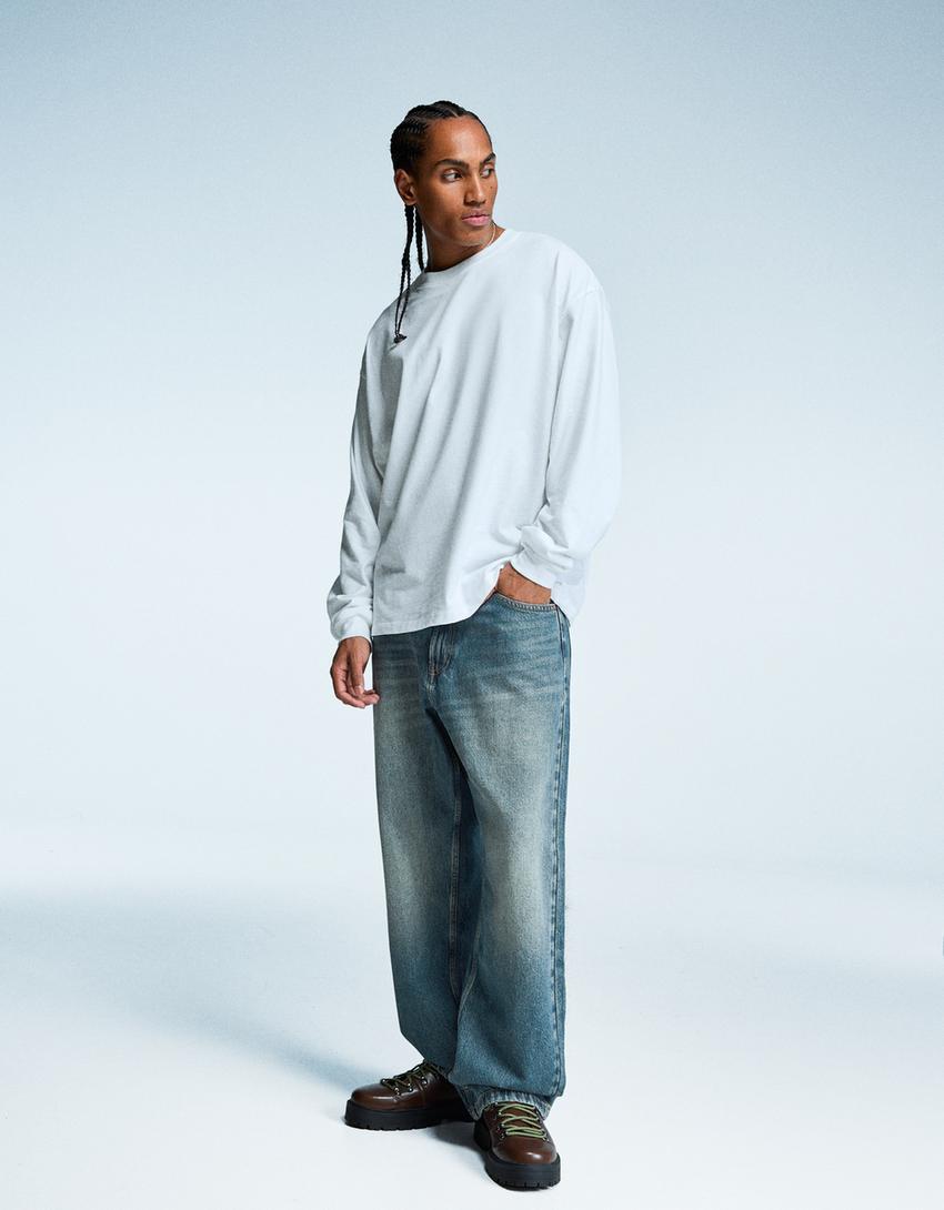 Baggy jeans-Green
