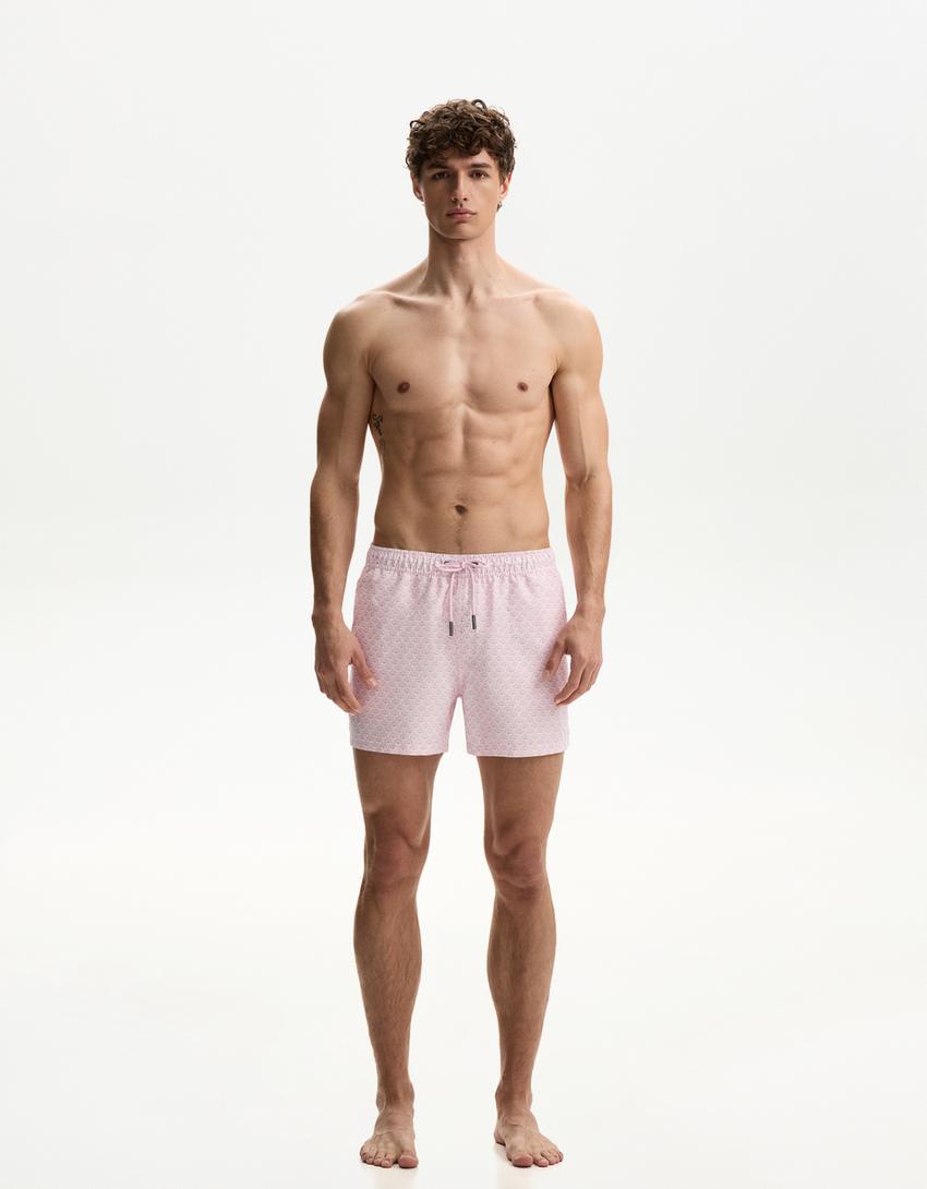 Bañador print-Rosa