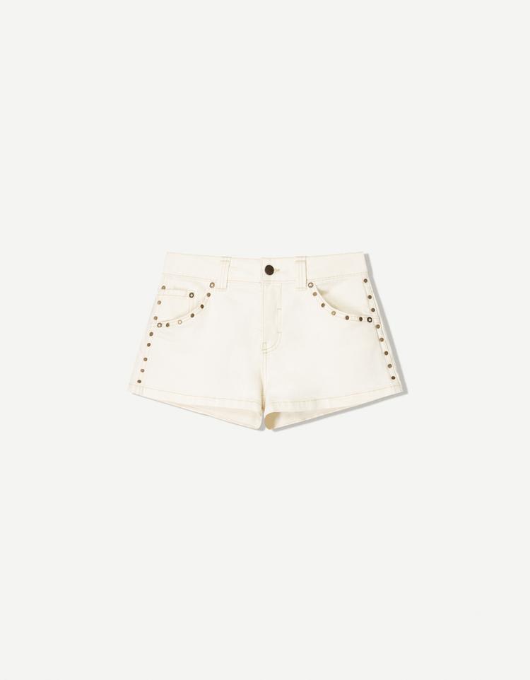 Studded voluminous shorts