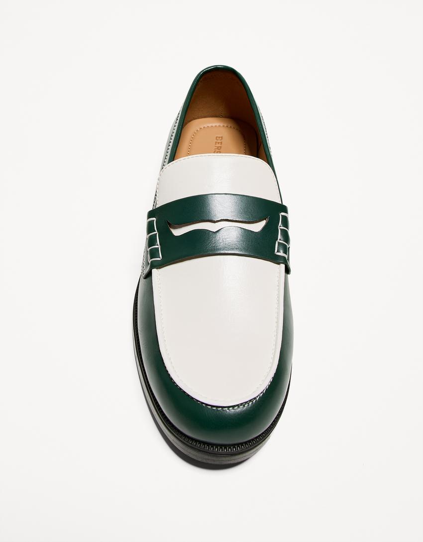 Contrast loafers