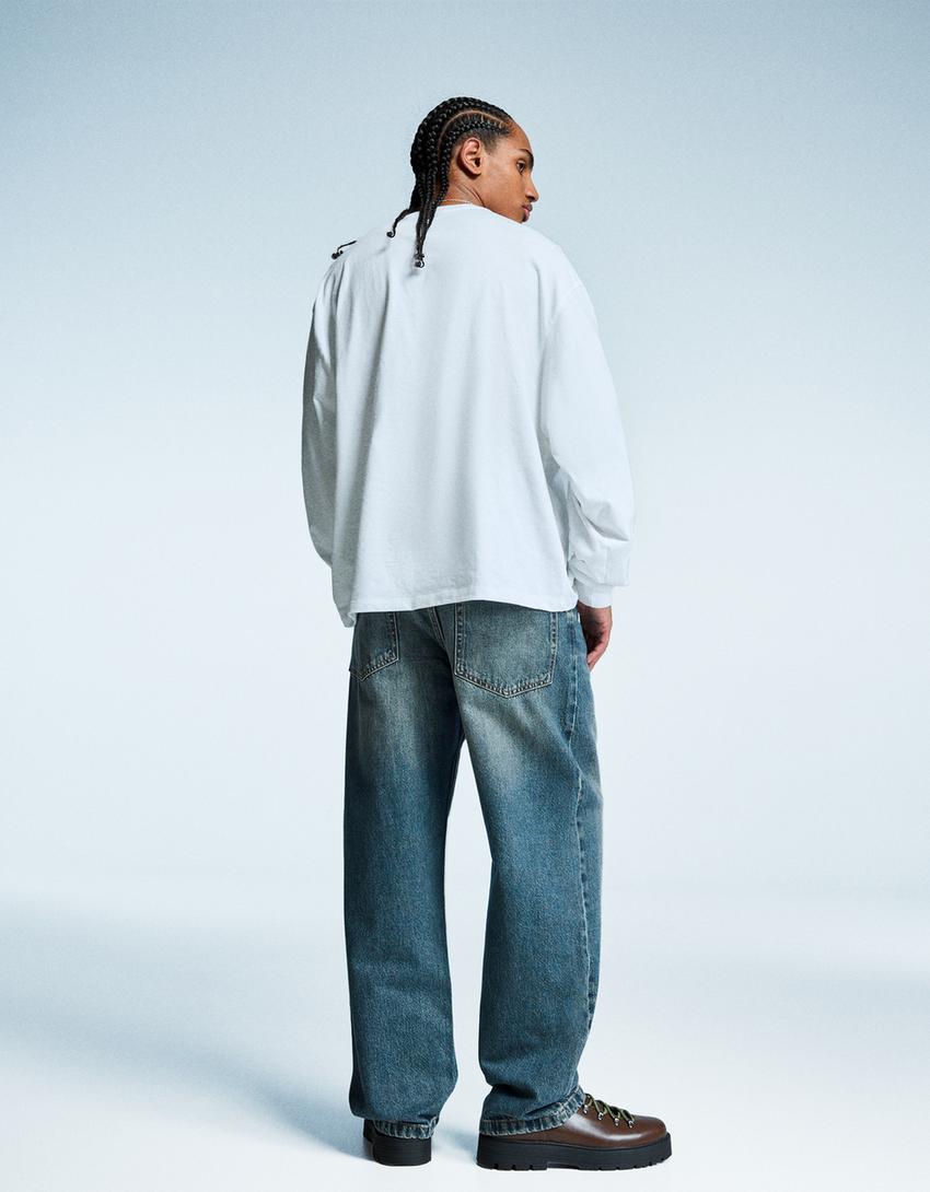 Baggy jeans-Green