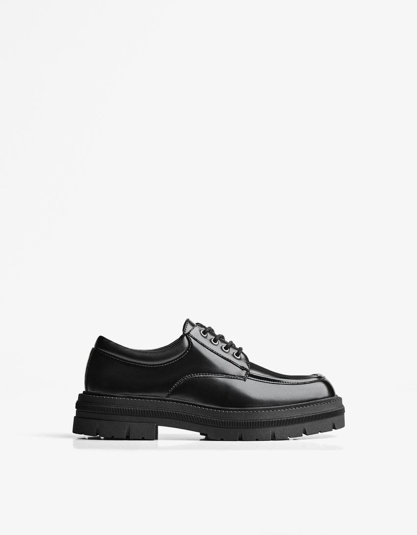 Sapato social rebordo-Preto
