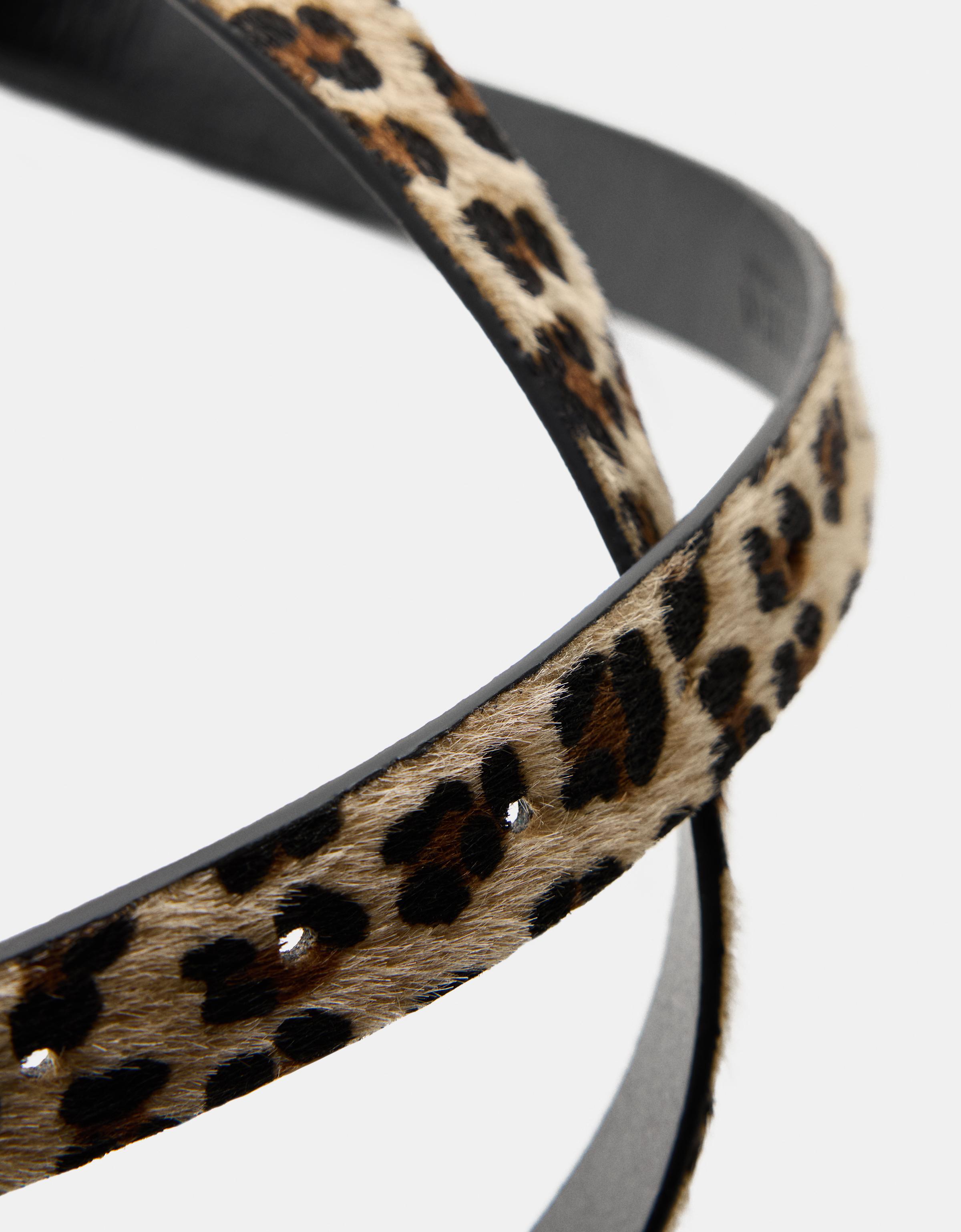 【BERSHKA】ANIMAL BUCKLED Belt ベルシュカ ベルト Animal print belt with buckle - Accessories - BSK Teen | Bershka