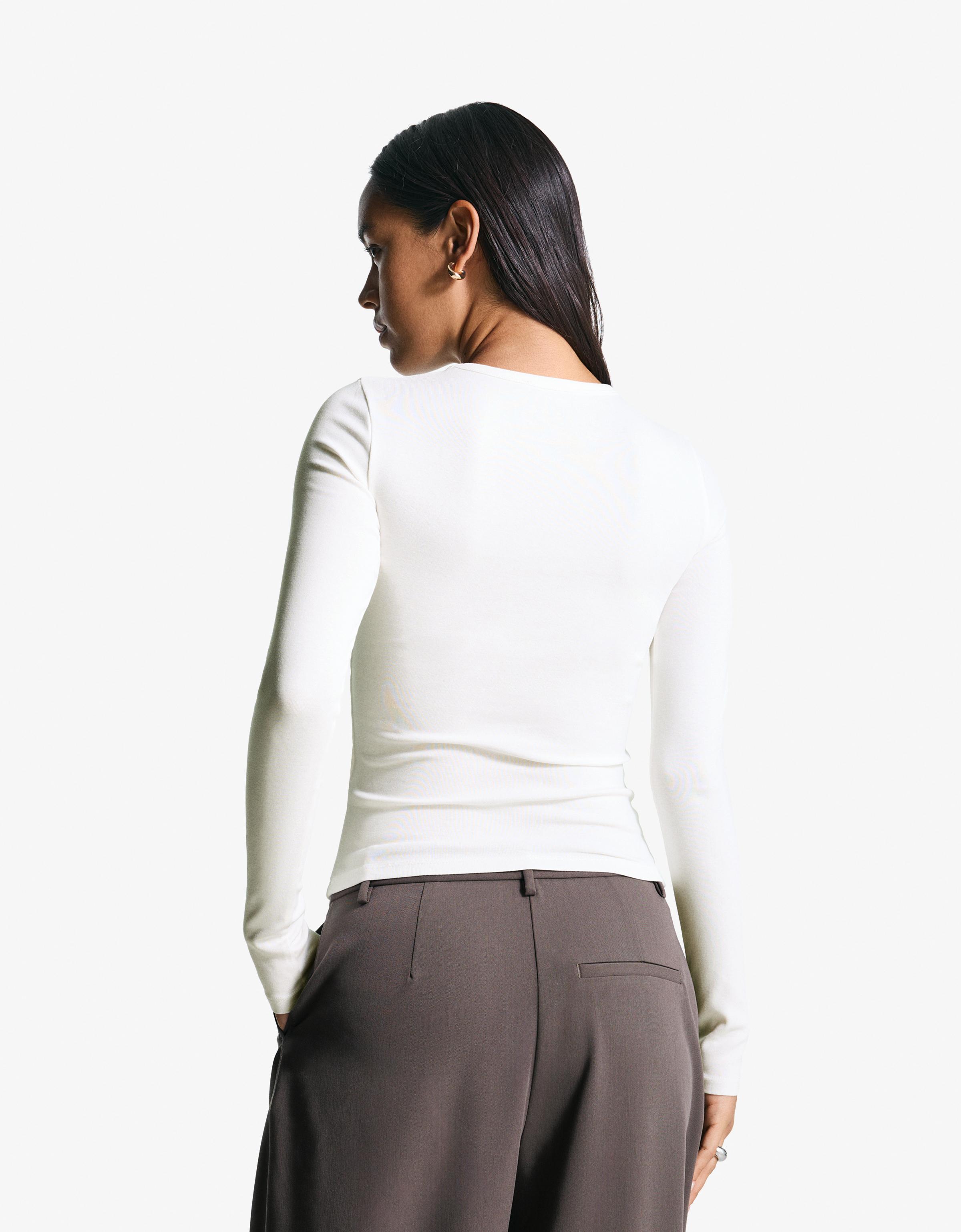 Uzun kollu tişört - Görsel 21