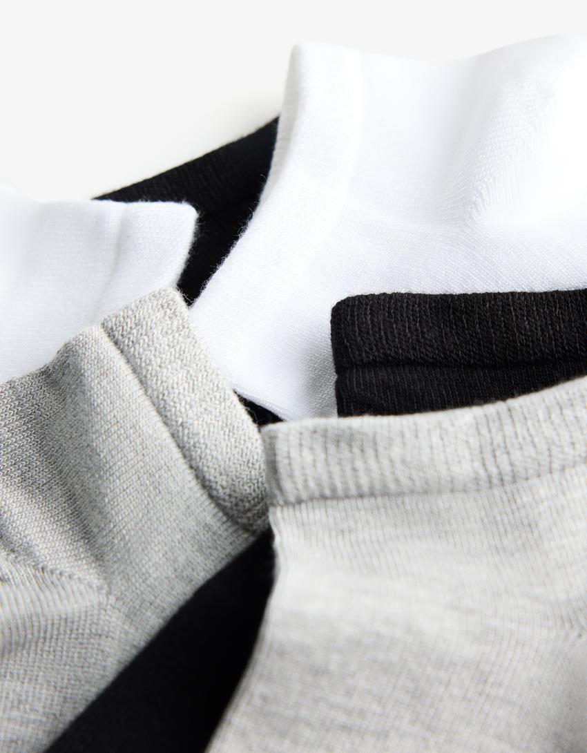 Pack 3 calcetines tobilleros-Gris-1
