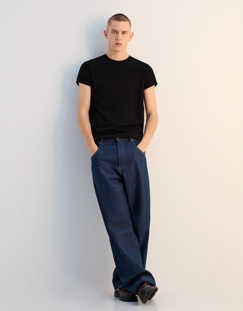 Super baggy jean-Denizci mavisi-3