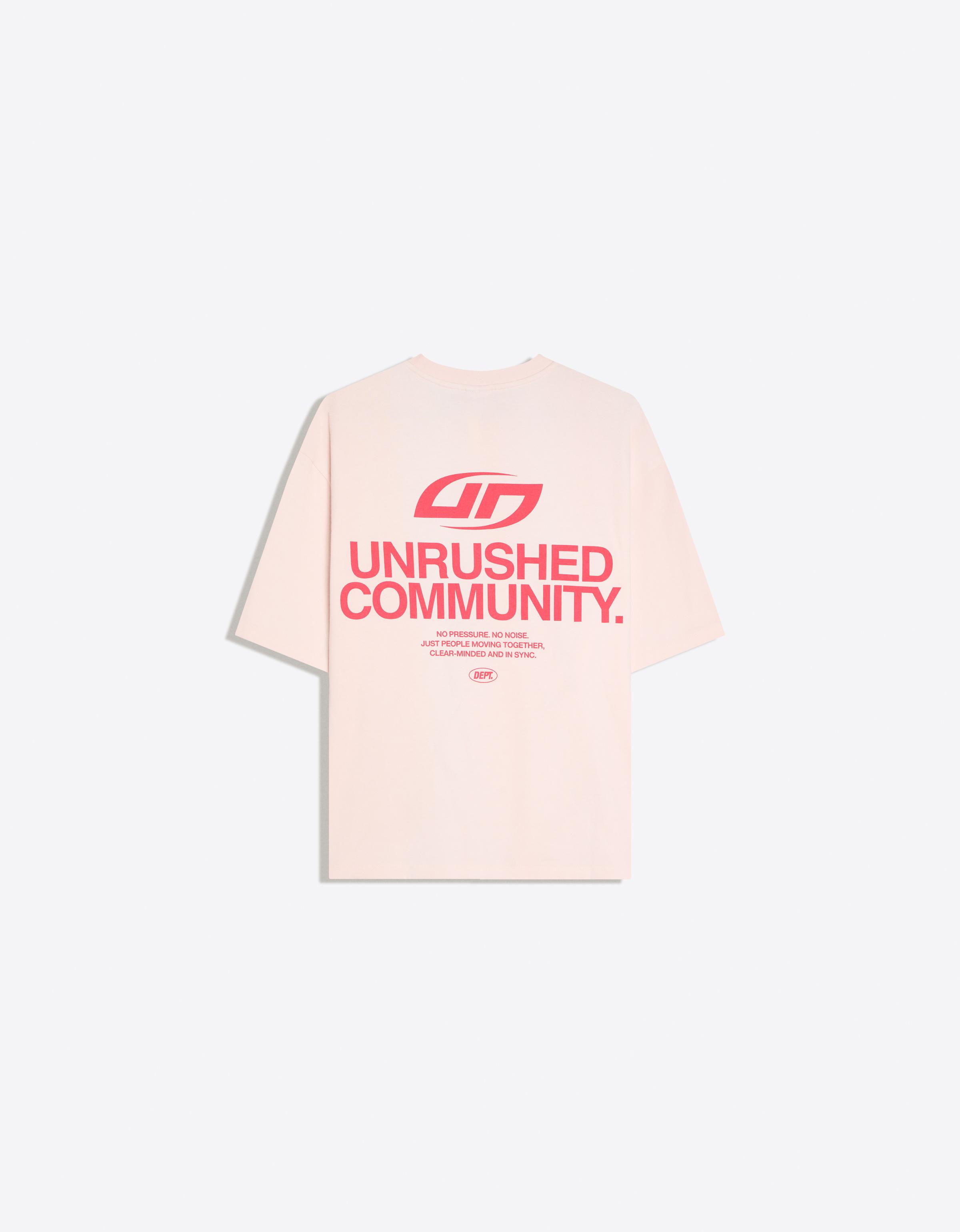 Boxy street lettering T-shirt — Pink