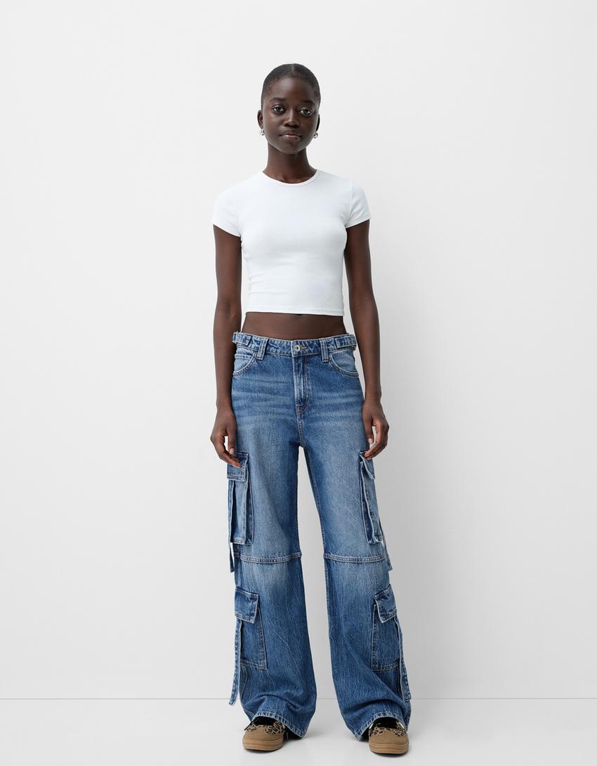 Flare Jeans Bershka Pantalon Campana Bershka Mujer Bershka