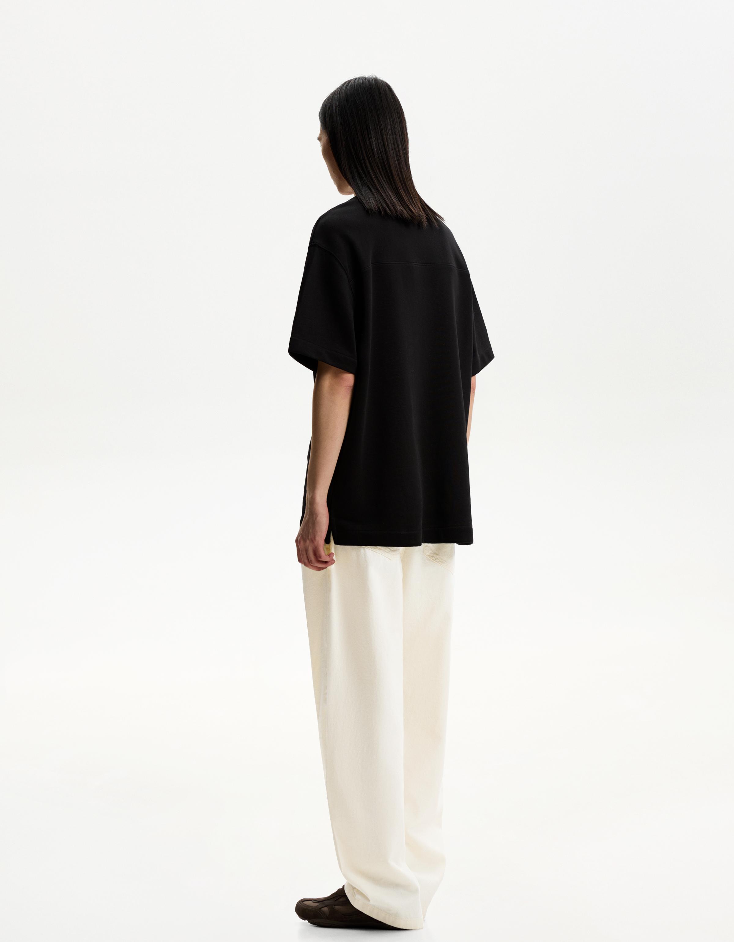 【BERSHKA】Baggy Jogger Jeans ベルシュカ デニム Bershka Jogger Jeans Women's Size 4 Black Slash Pocket Rinse