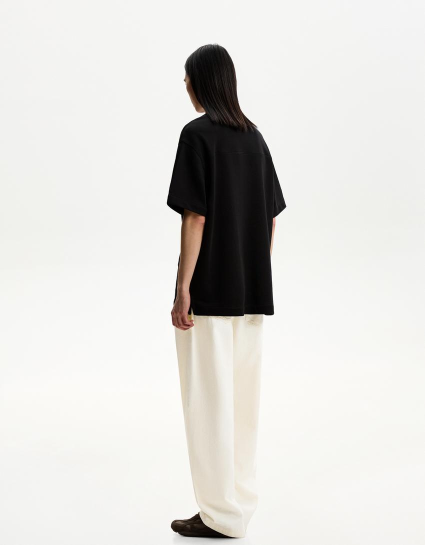 Jogger jeans-Cream