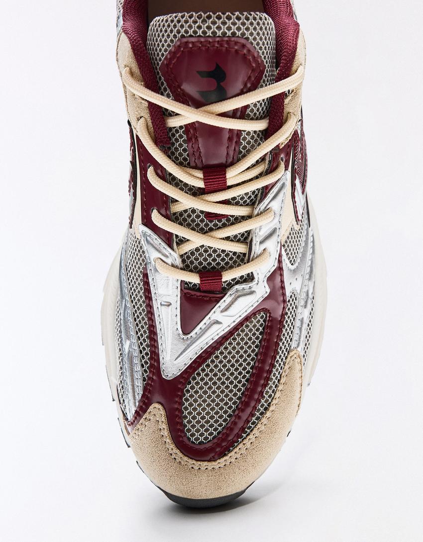 Sneaker mit kombinierter Sohle-Kombiniert