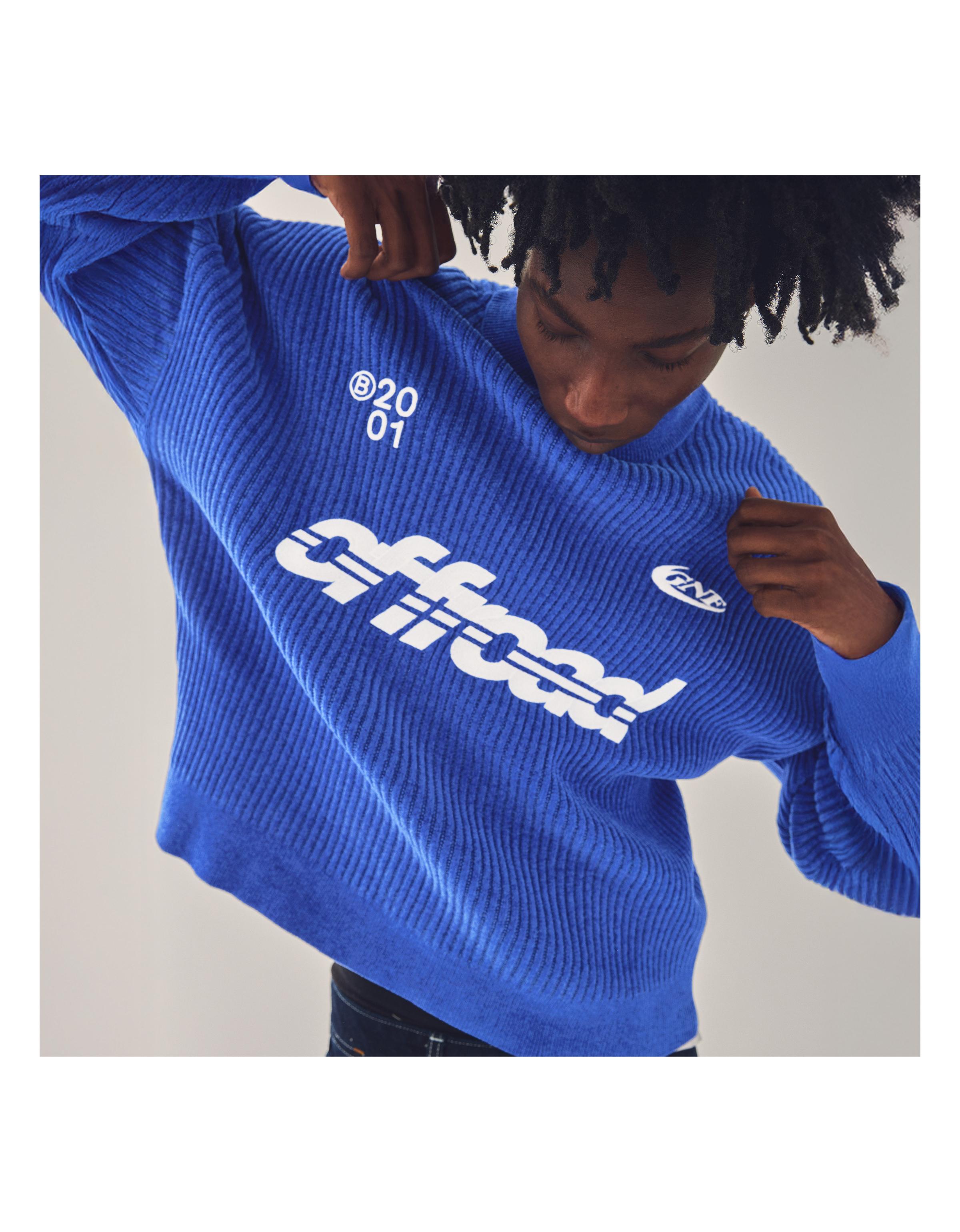 Baskılı şönil bisiklet yaka kazak - Görsel 62