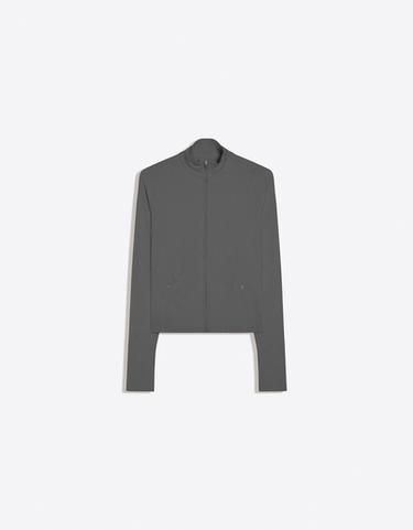 Technical fabric zip-up jacket – Breathable & Quick Dry — Graphite 5