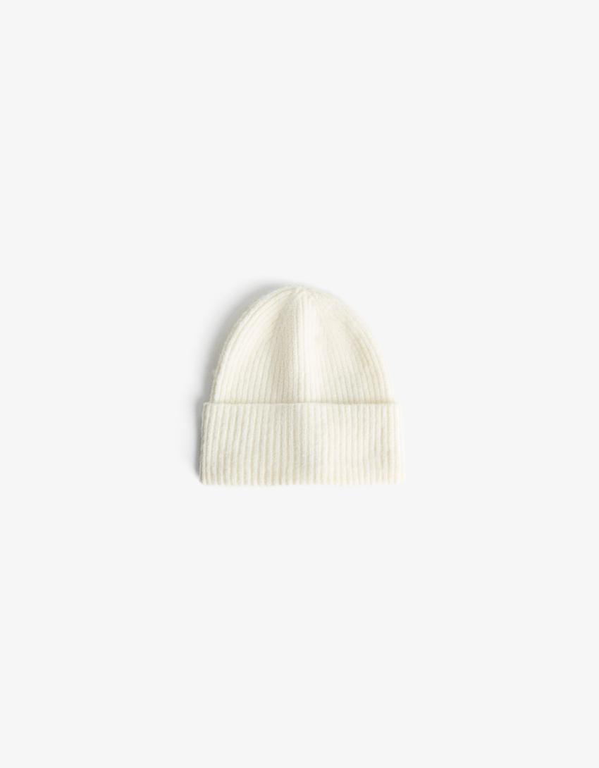 Basic beanie-Ecru-0