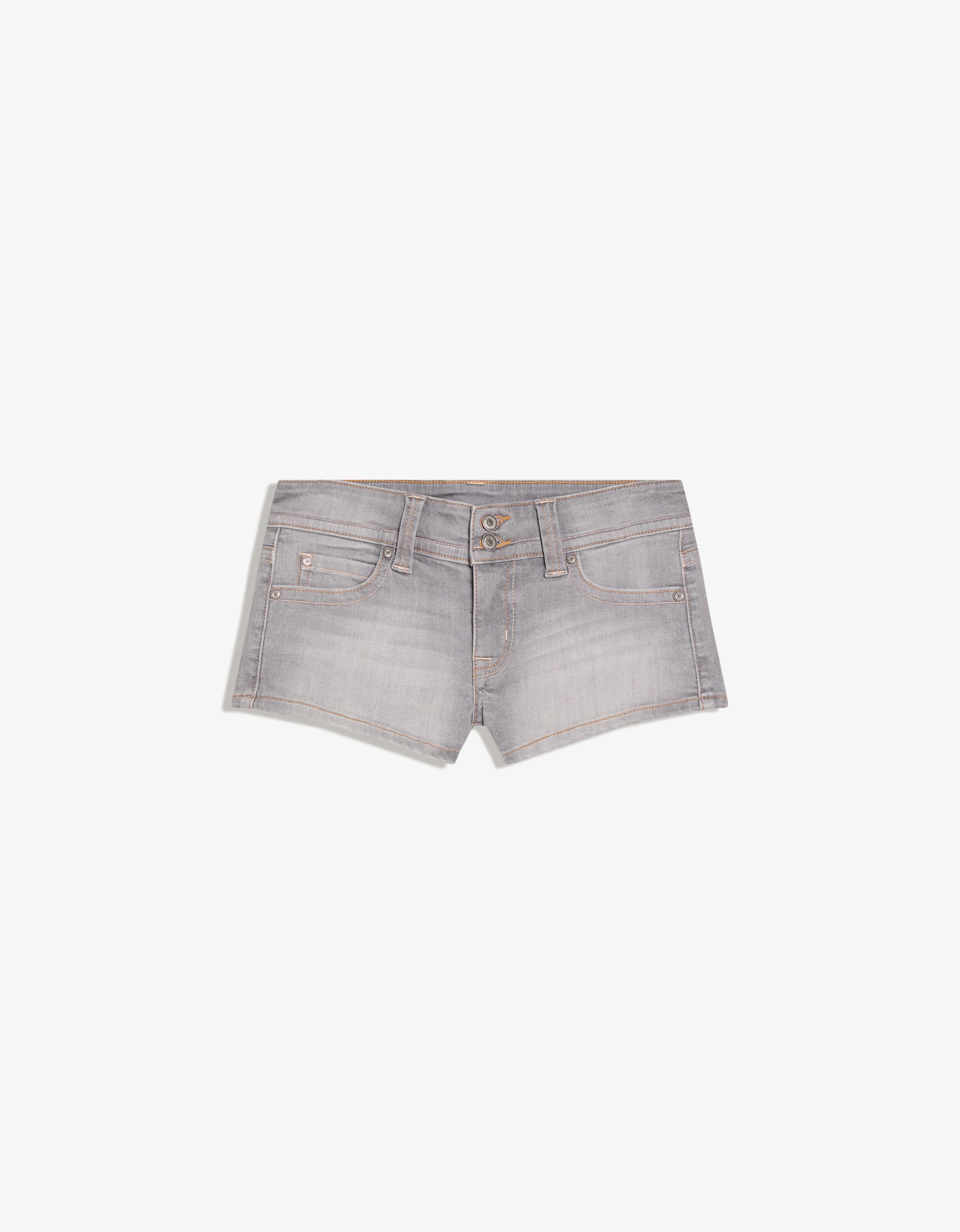Denim mini shorts