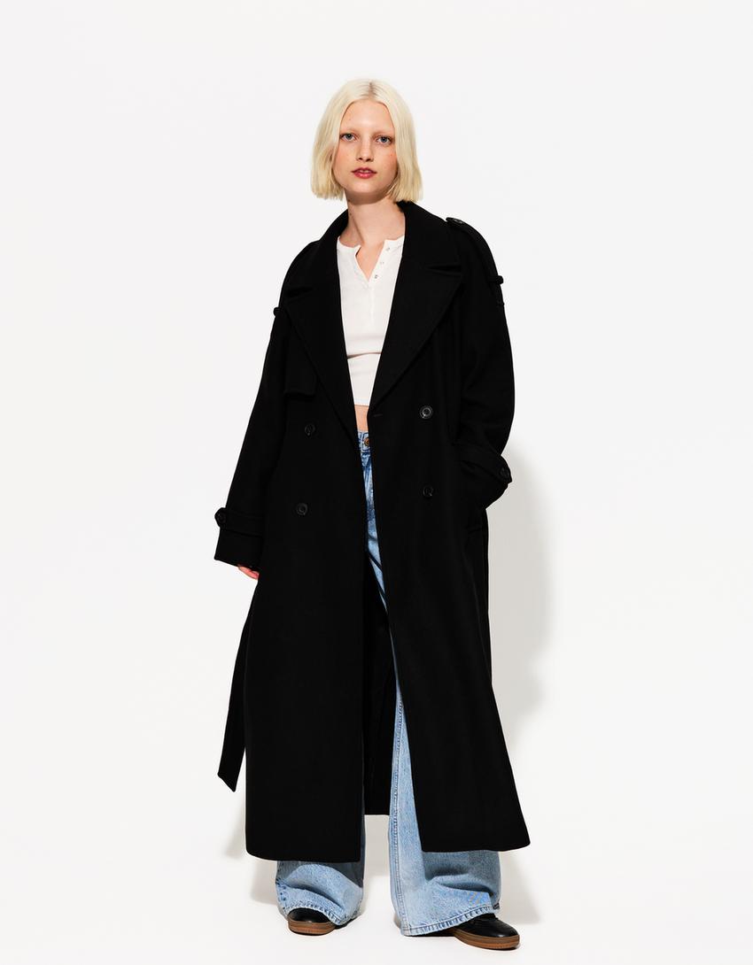 Manteau Trench Laine Femme Manteau Trench Oversize Avec Laine