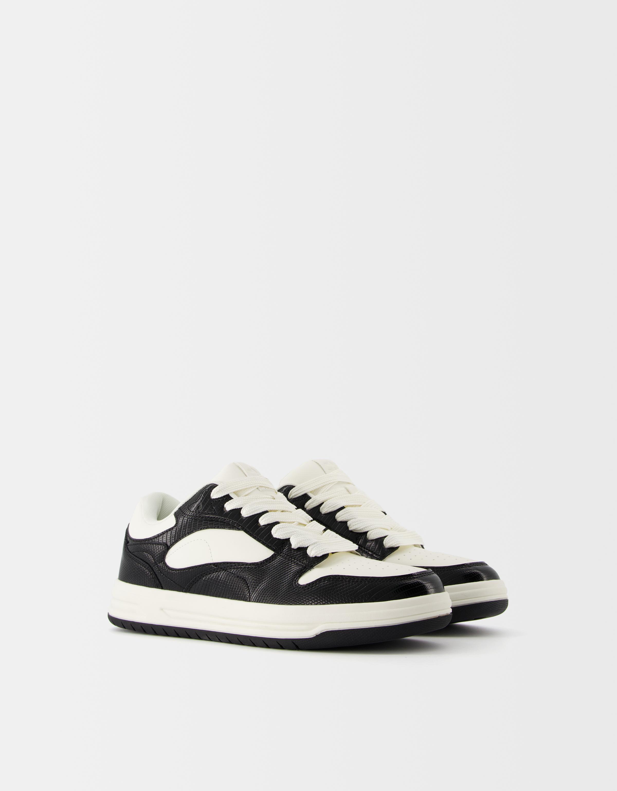 Bershka white sneakers online