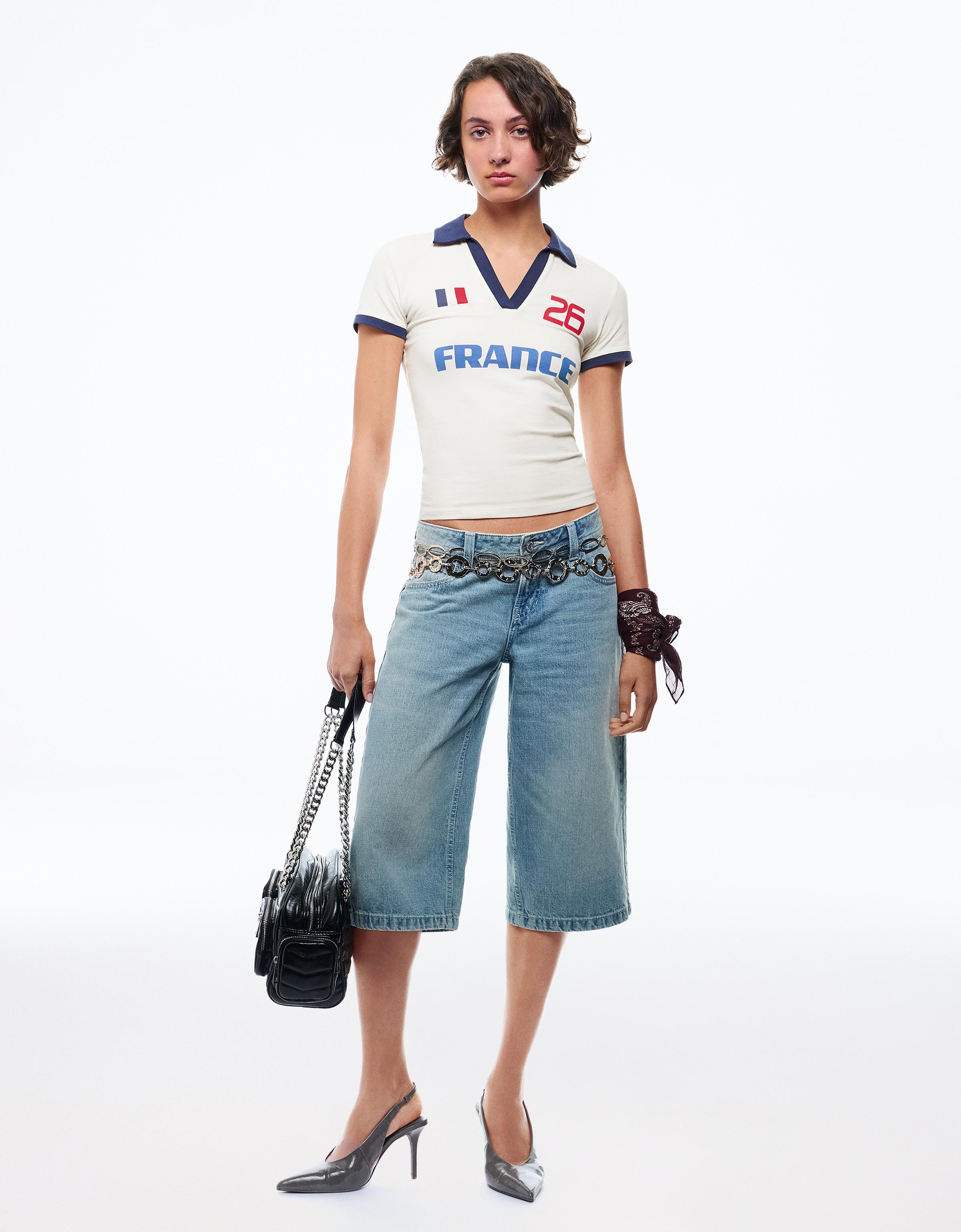 Fitted France FIFA WORLD CUP™ polo shirt — Off white