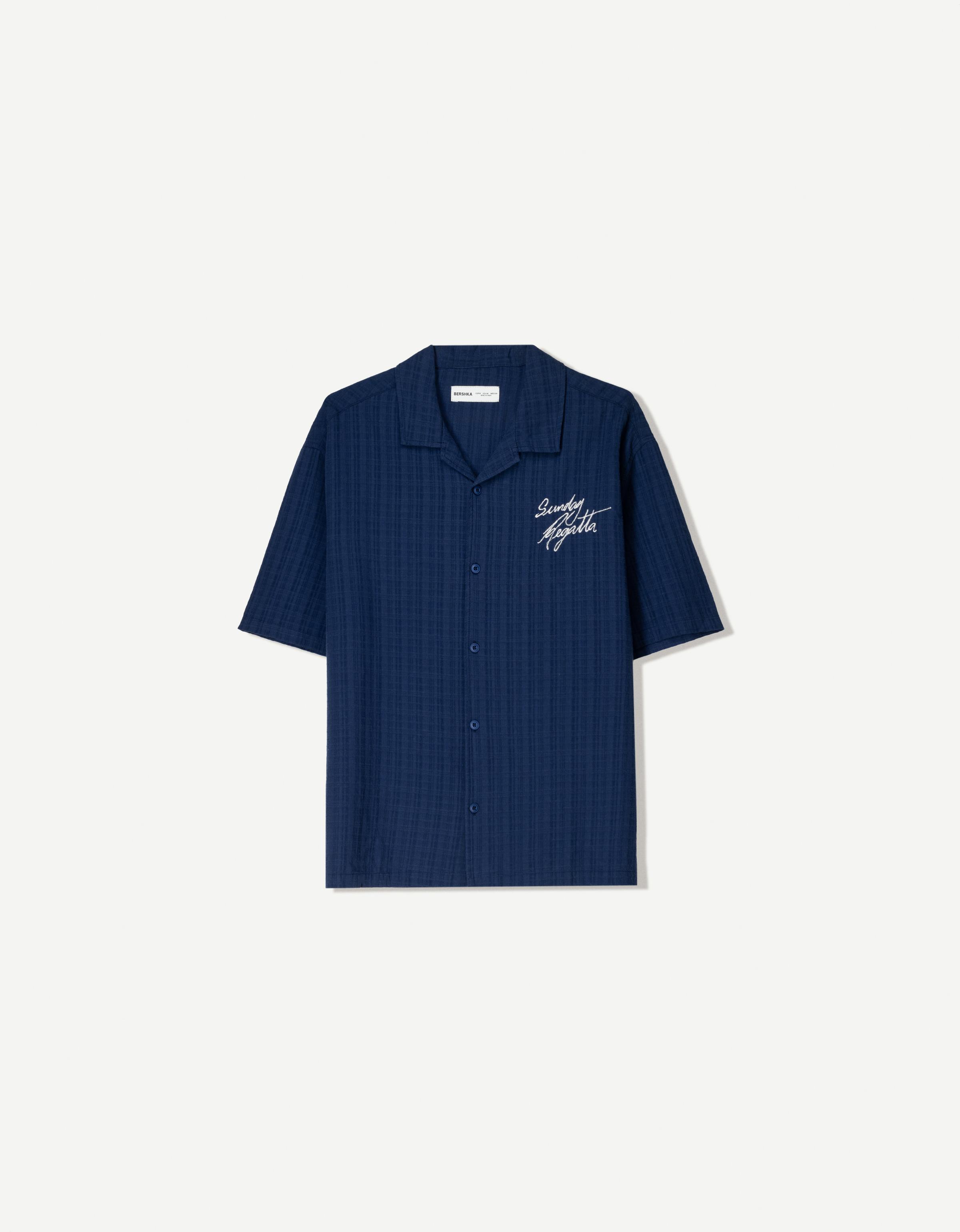 Bershka - Bershka(ESP)ビンテージコットンデニムシャツの通販