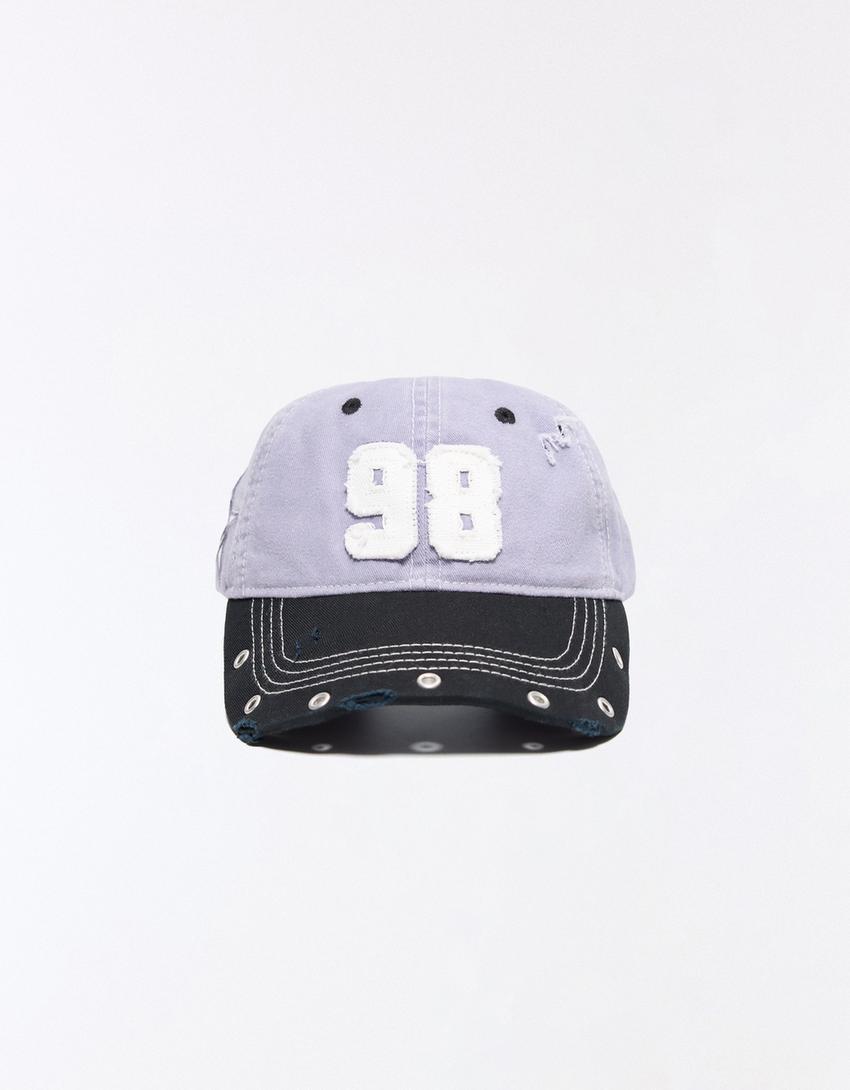 Studded cap-Violet
