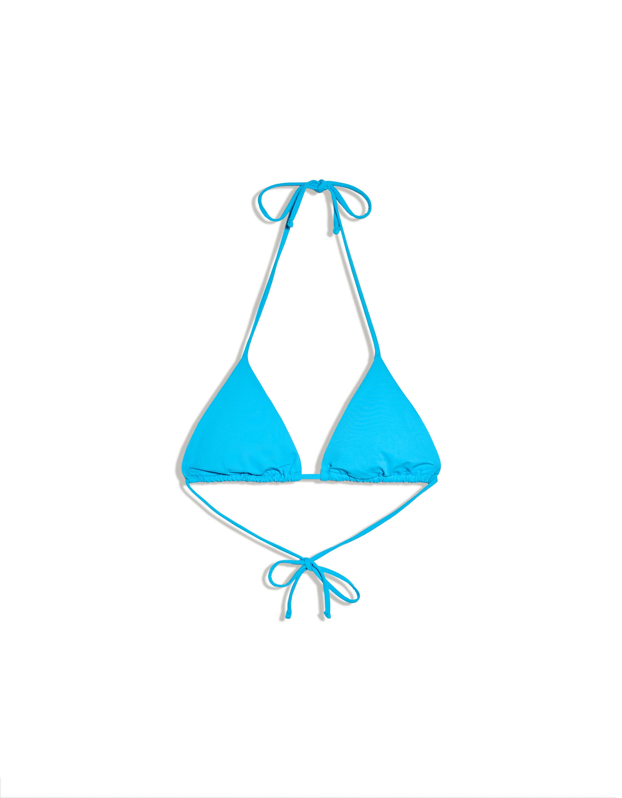 Triangle bikini top — Blue